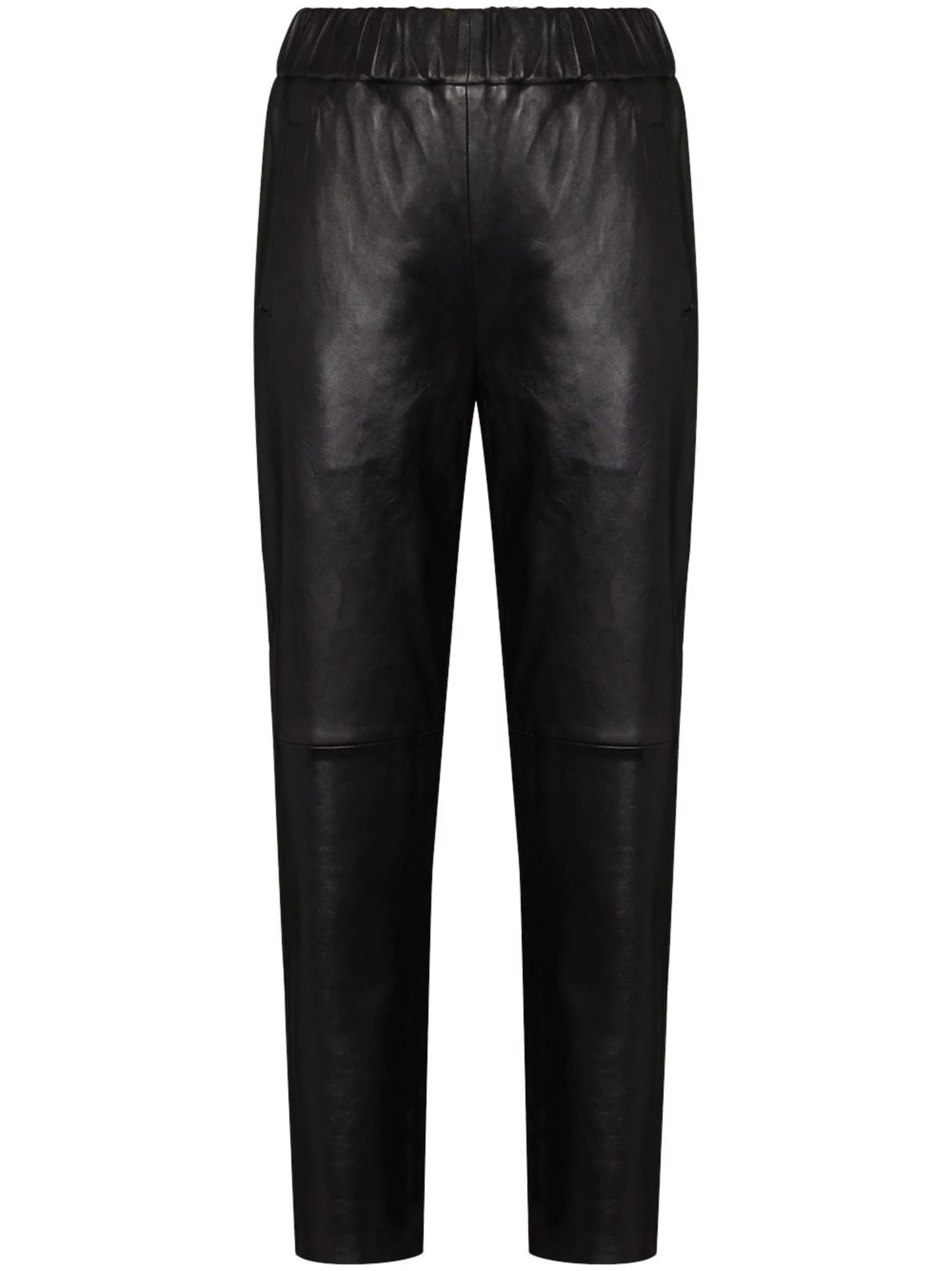 Noni leather track pants