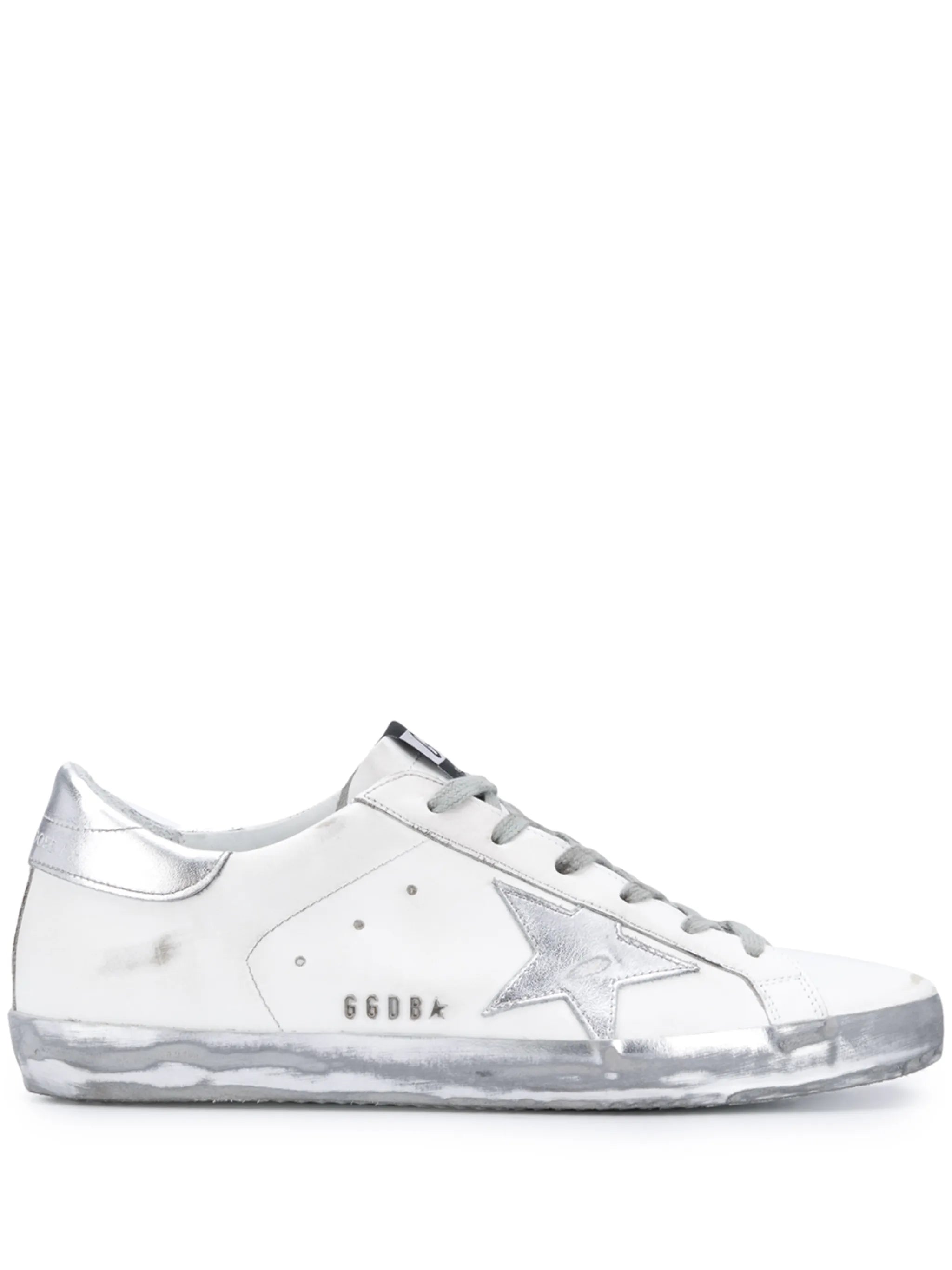 Super-Star sneakers with foxing and metal stud lettering