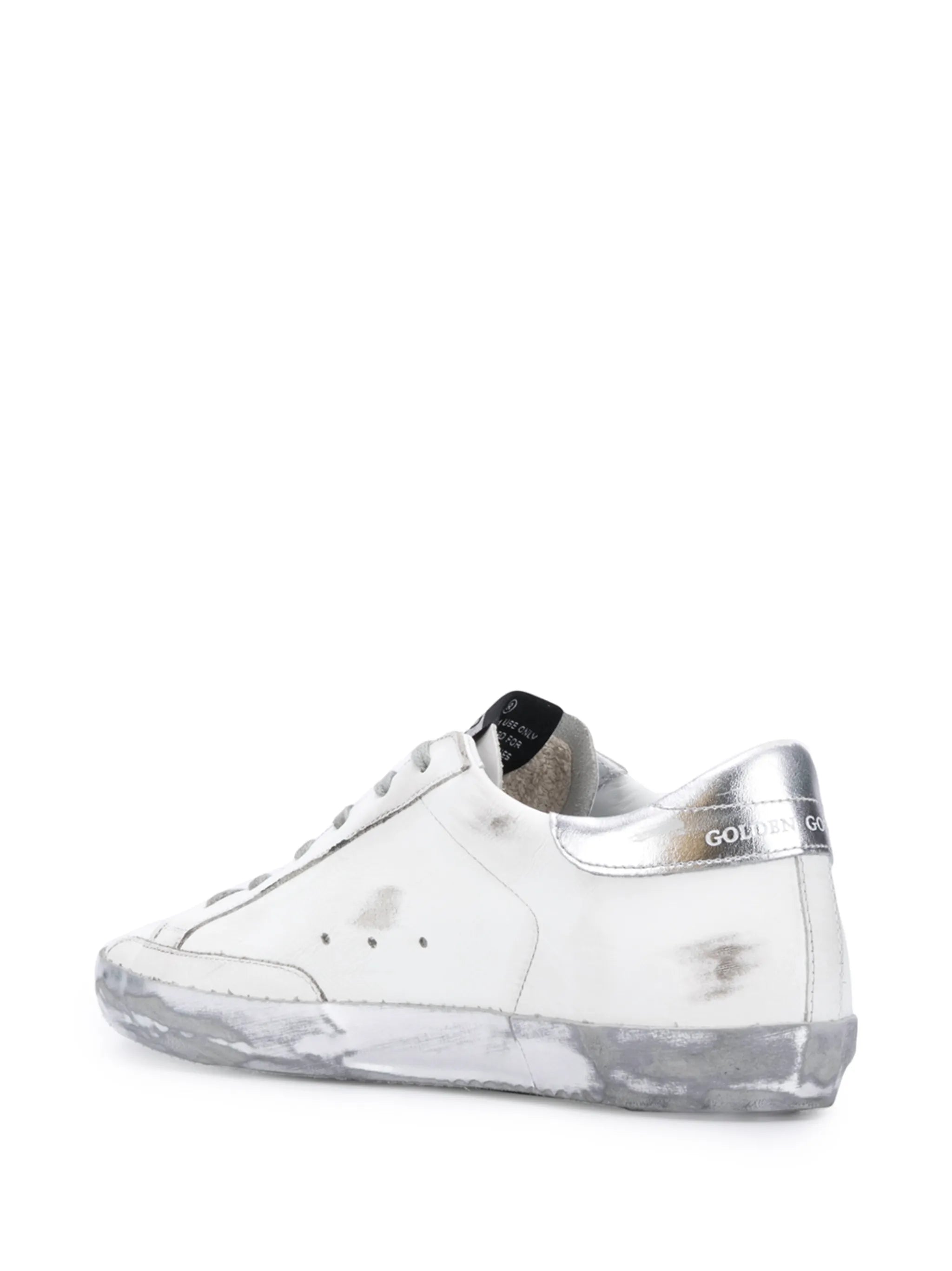 Super-Star sneakers with foxing and metal stud lettering