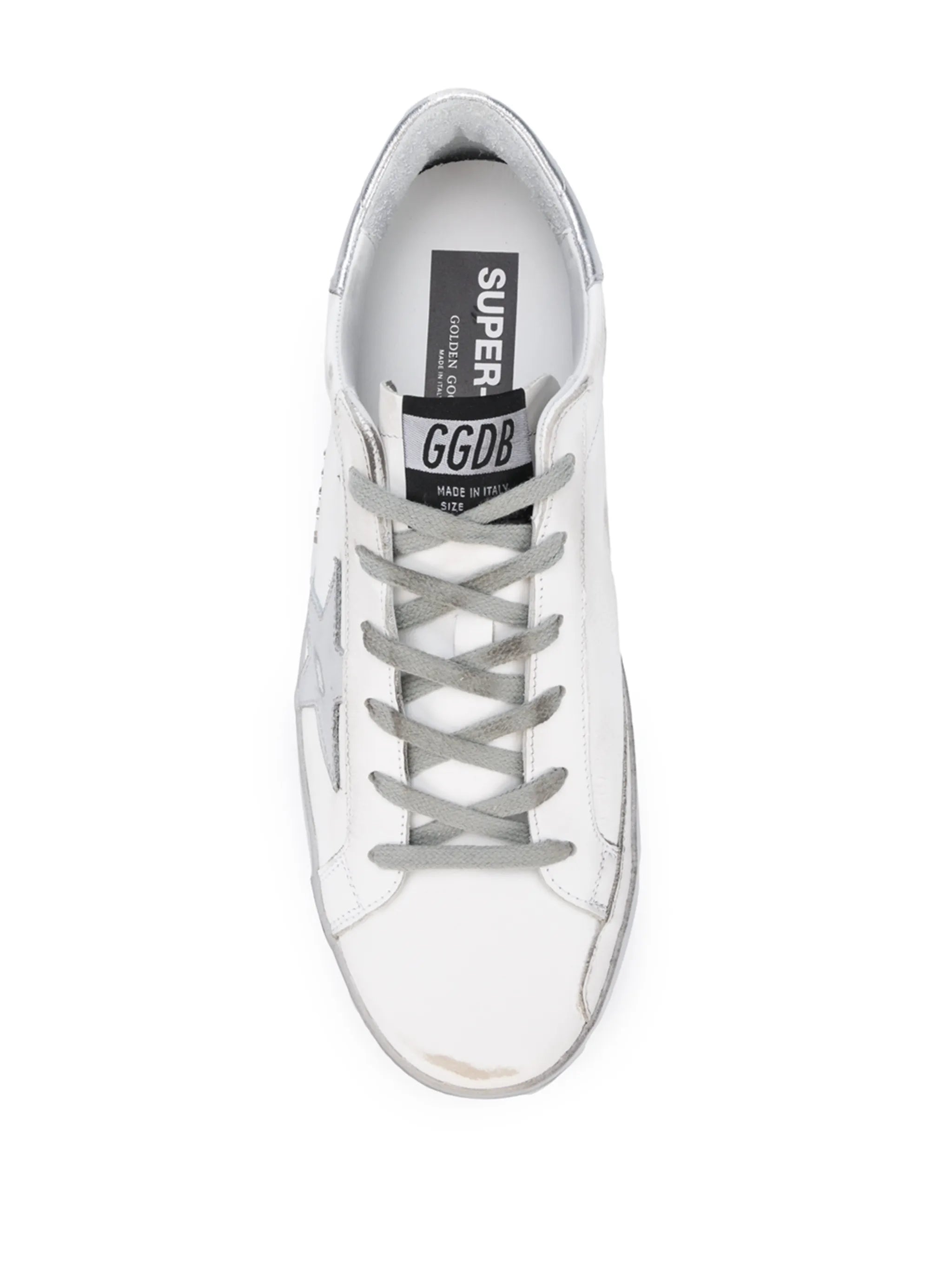 Super-Star sneakers with foxing and metal stud lettering