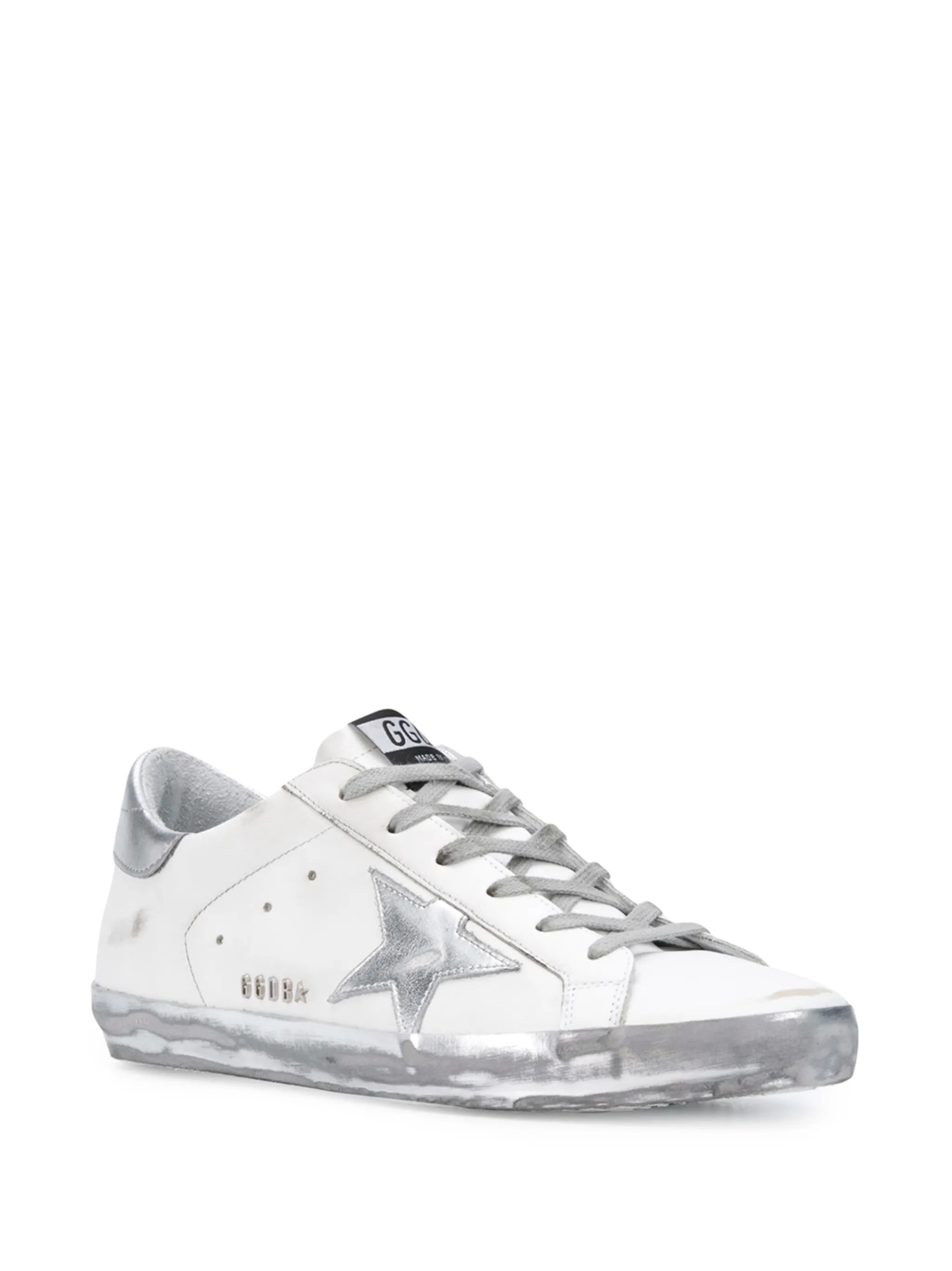 Super-Star sneakers with foxing and metal stud lettering