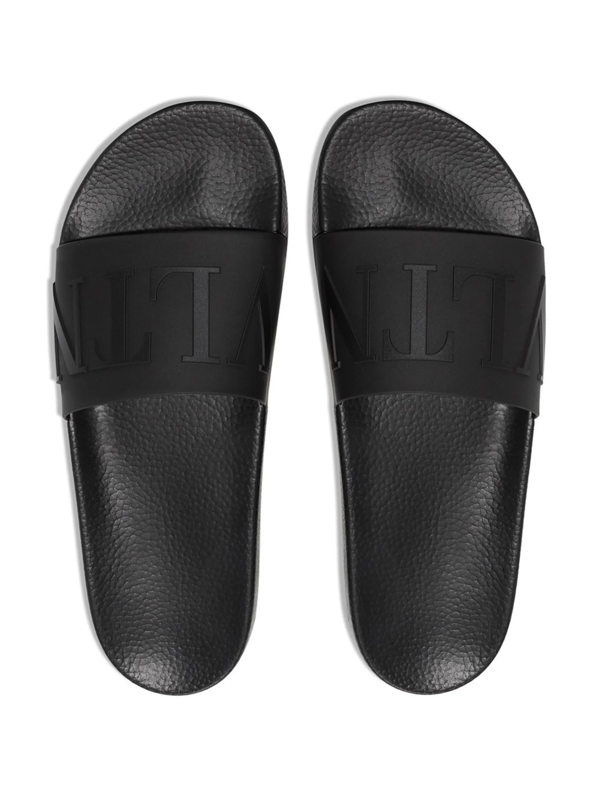embossed-logo flip-flops