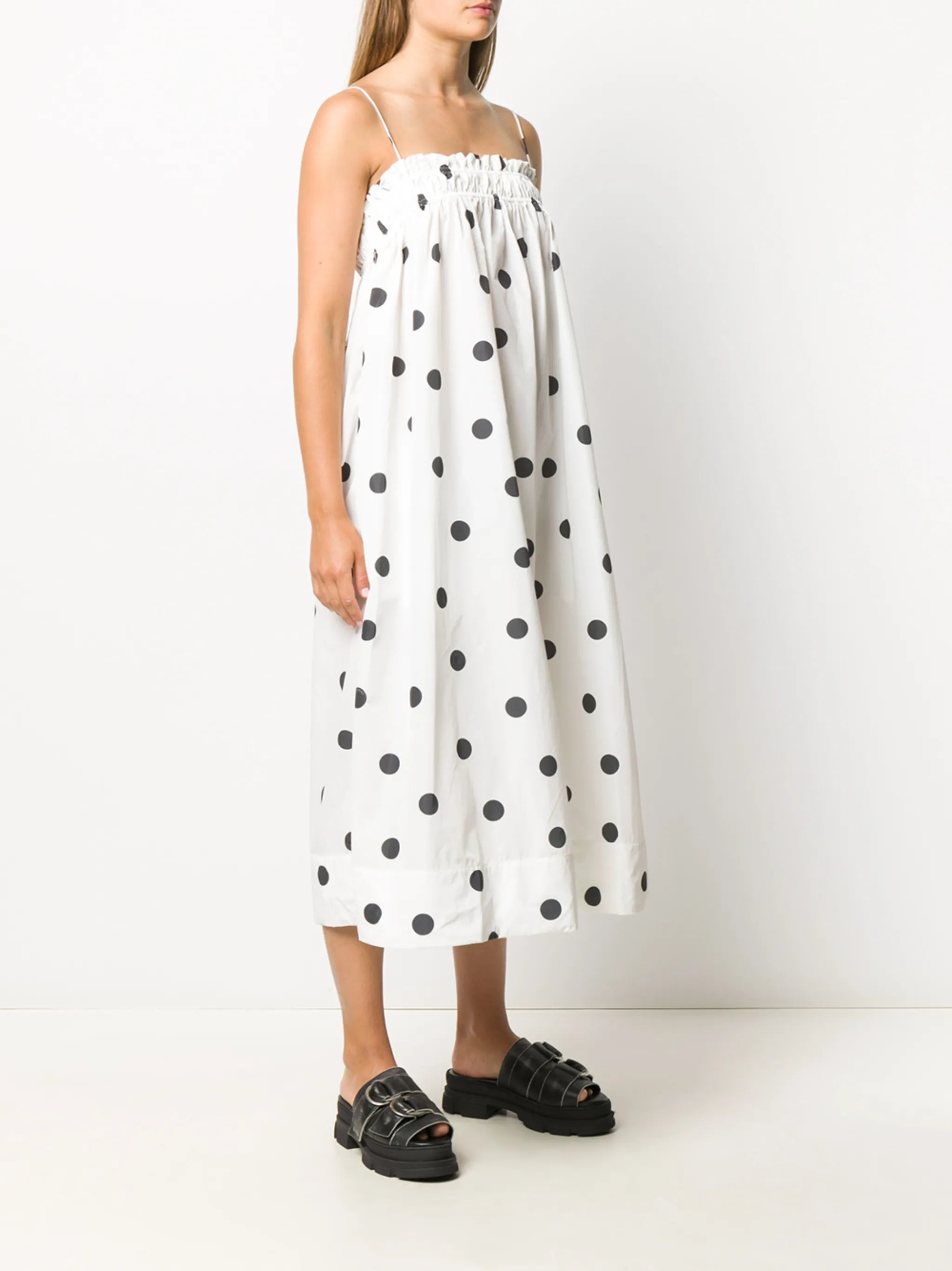 polka dot tent dress
