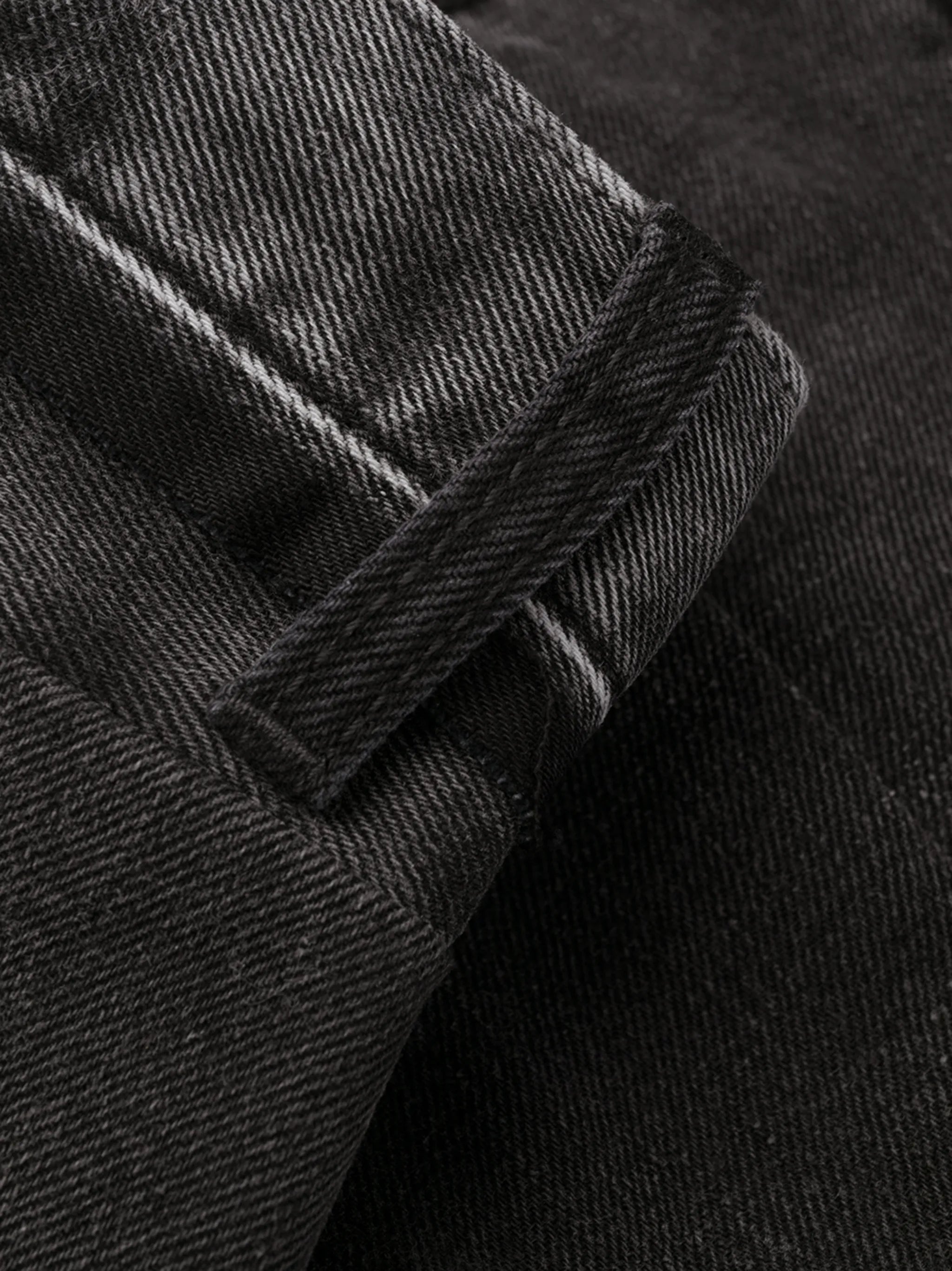 contrast panel jeans