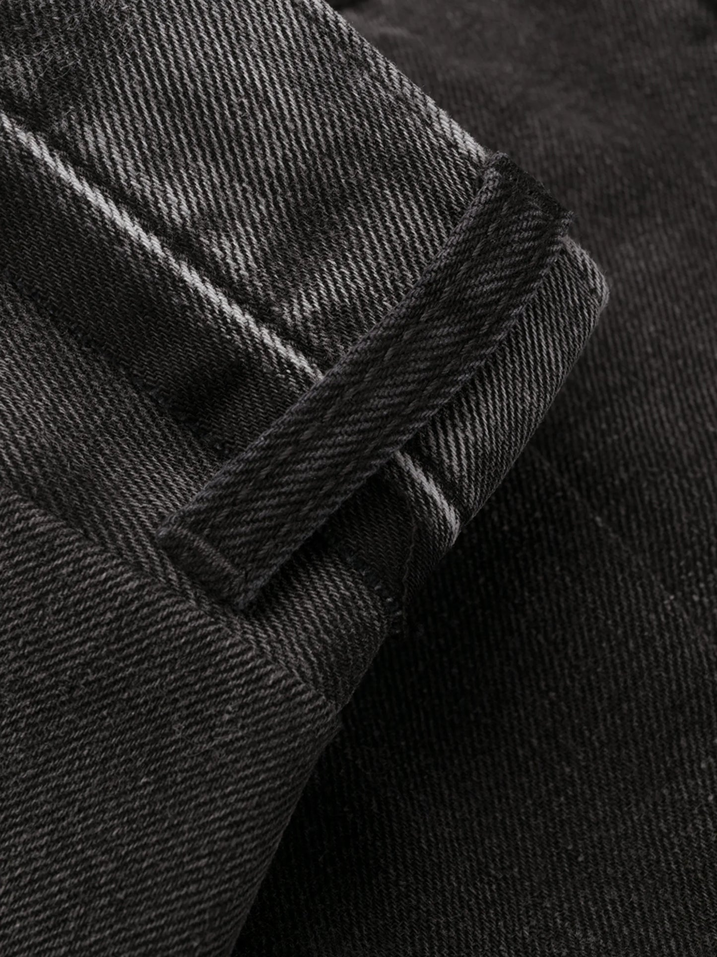 contrast panel jeans