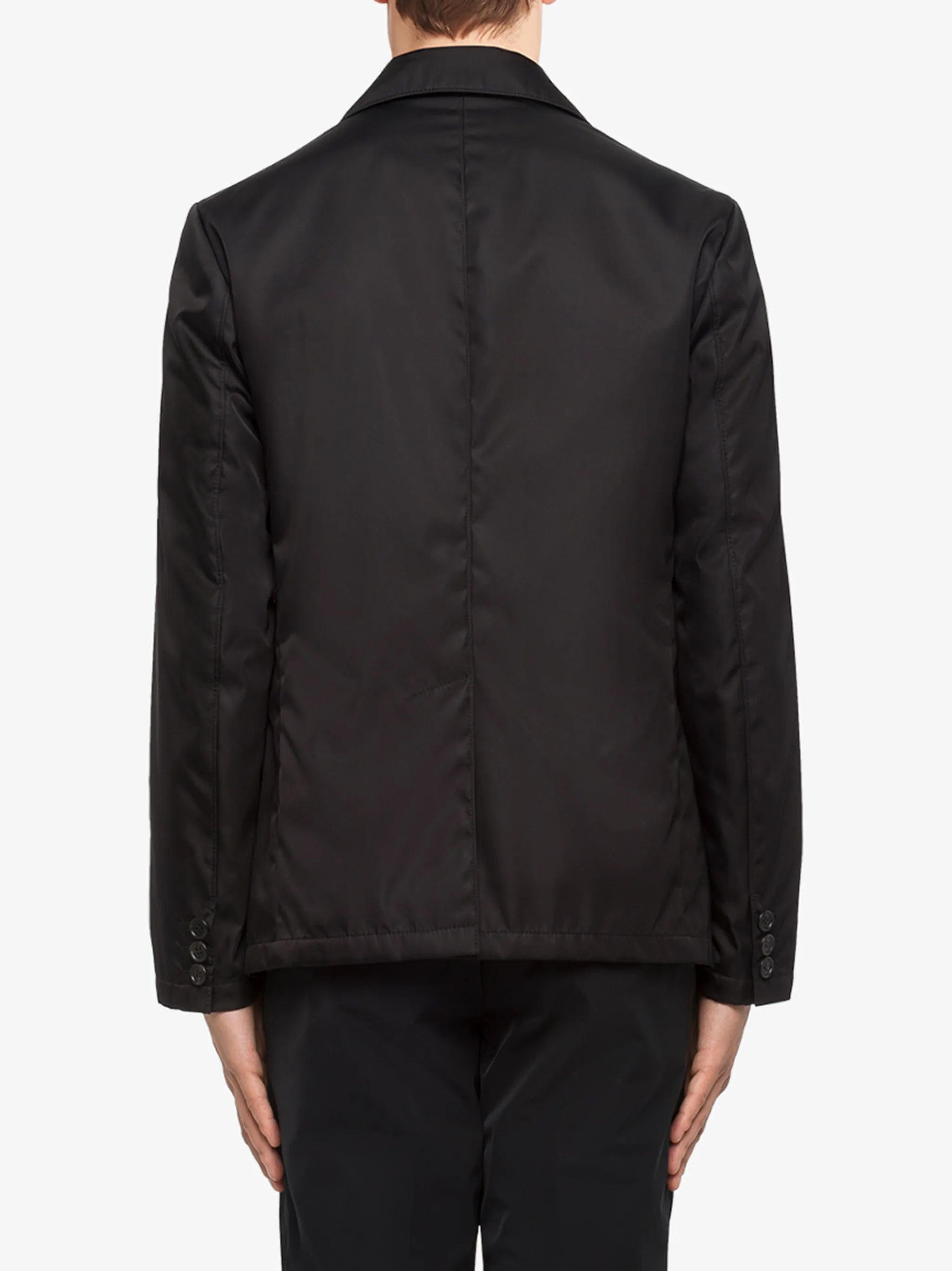 logo-plaque single-breasted blazer