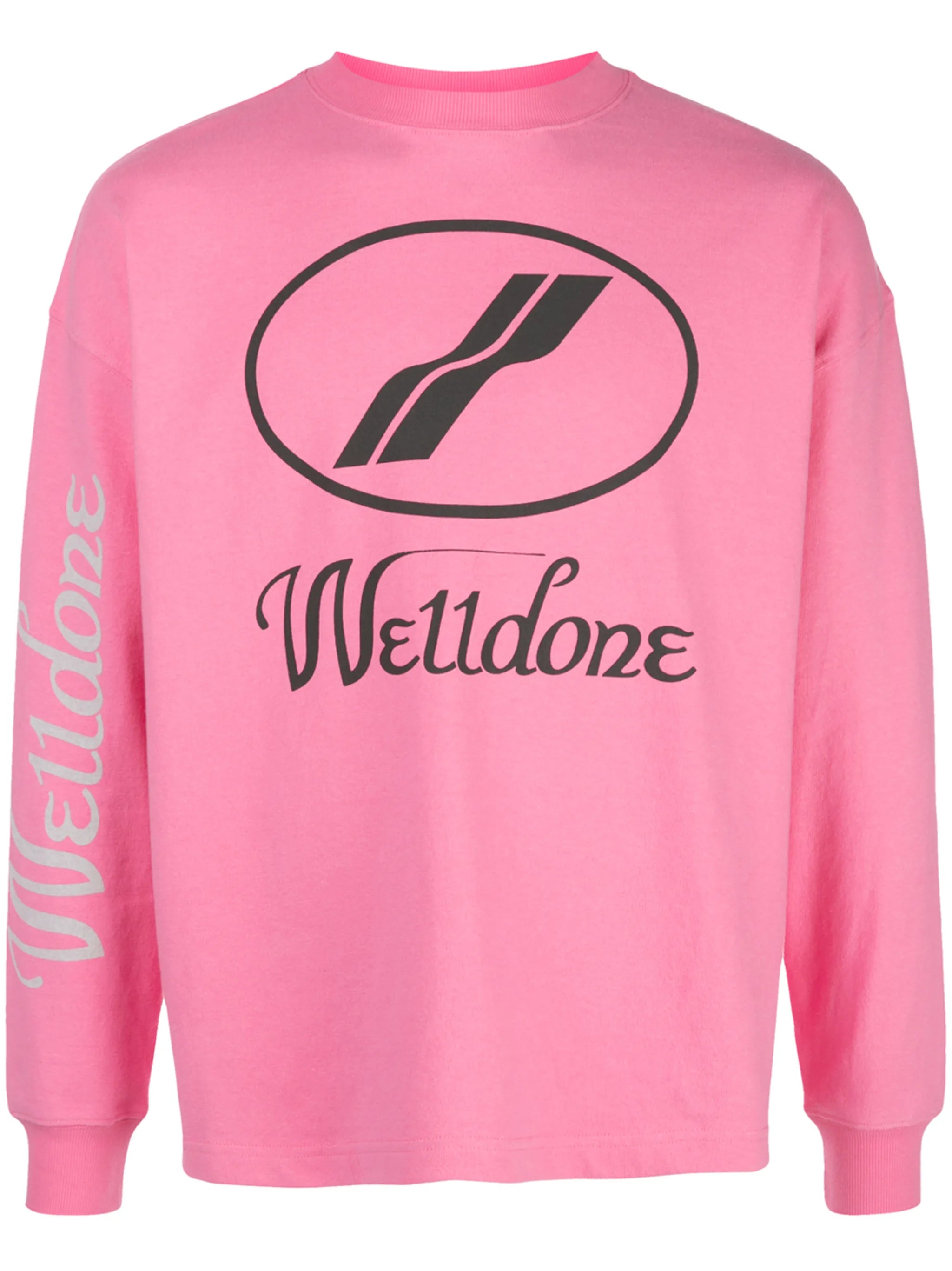 logo print crewneck sweatshirt