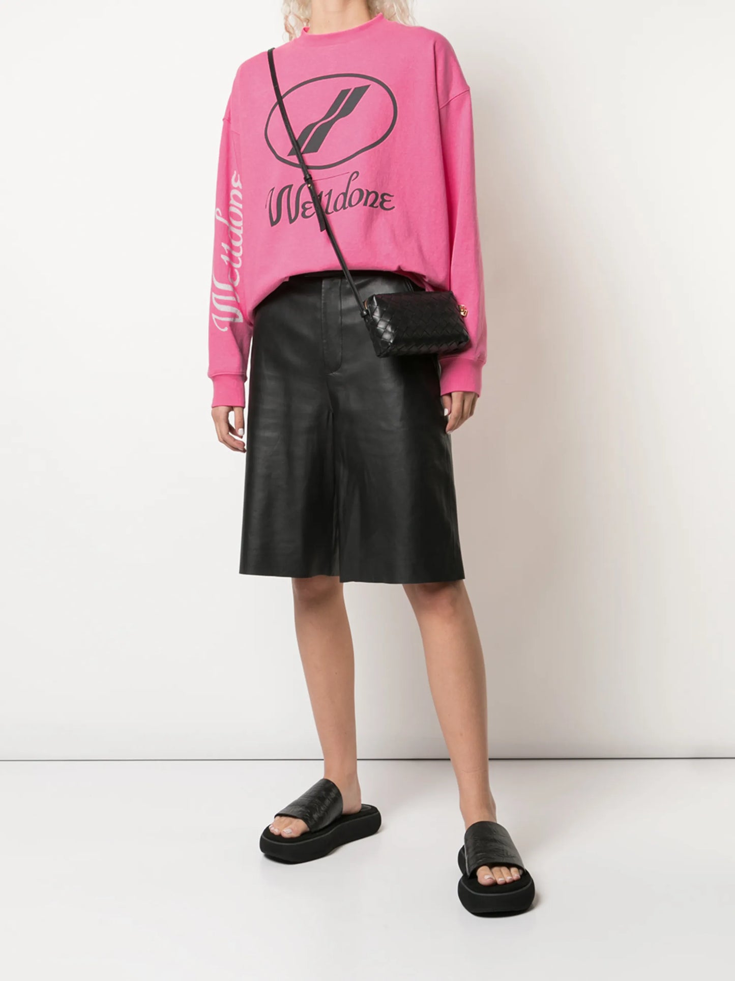 logo print crewneck sweatshirt