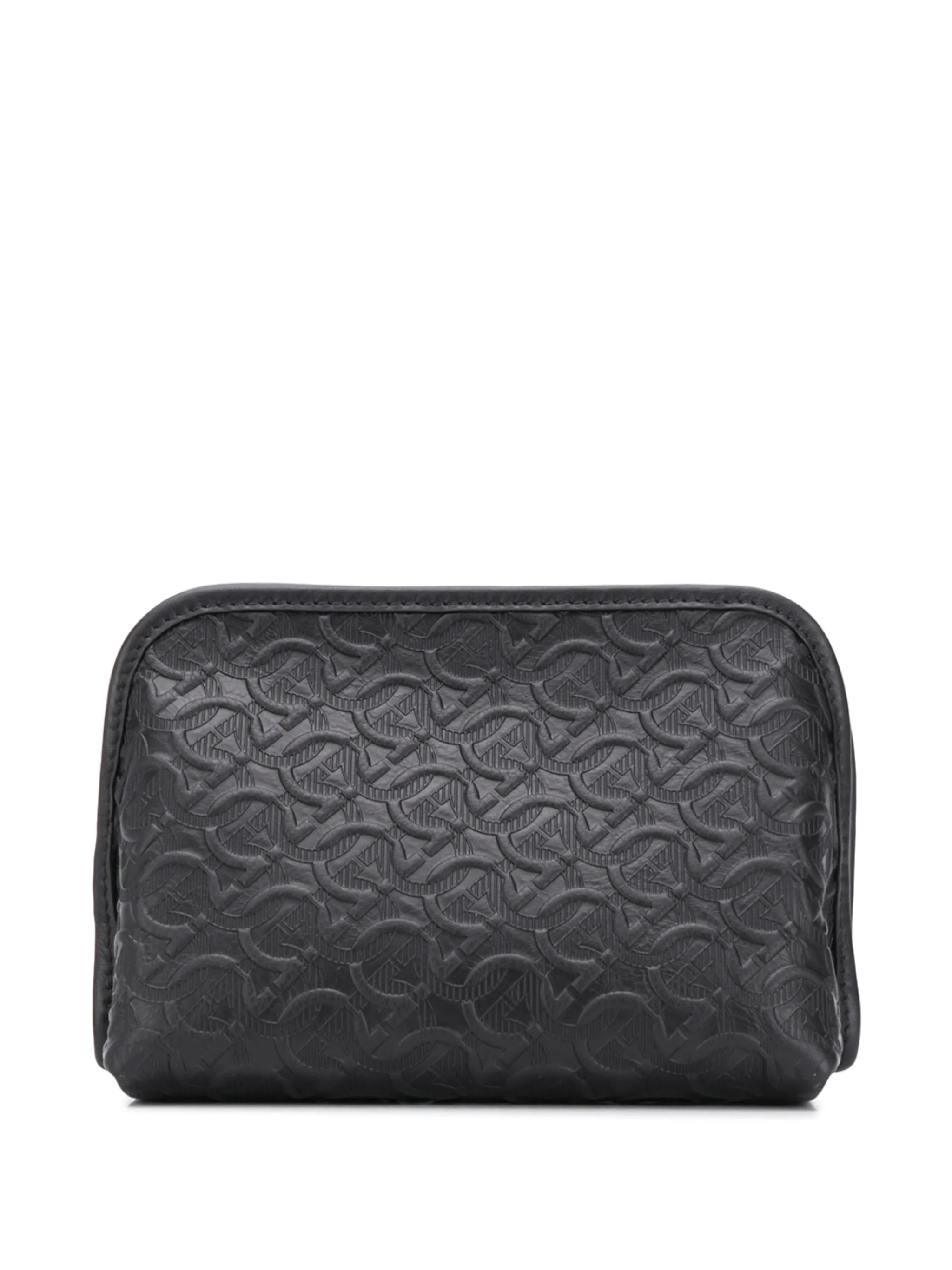 Gancini Embossed Leather shoe care set