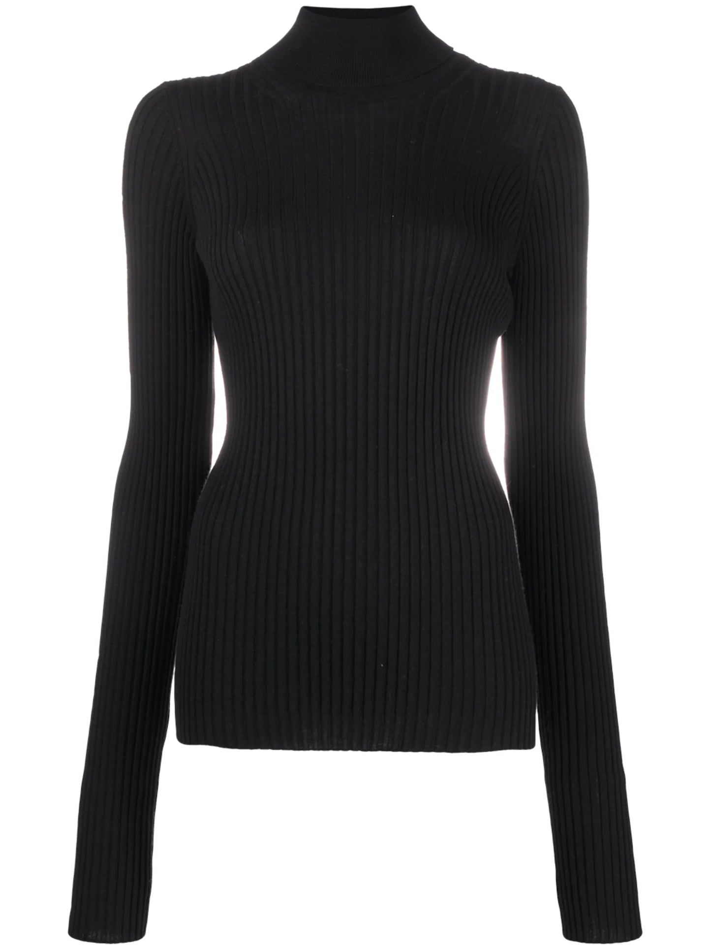 knitted roll-neck jumper
