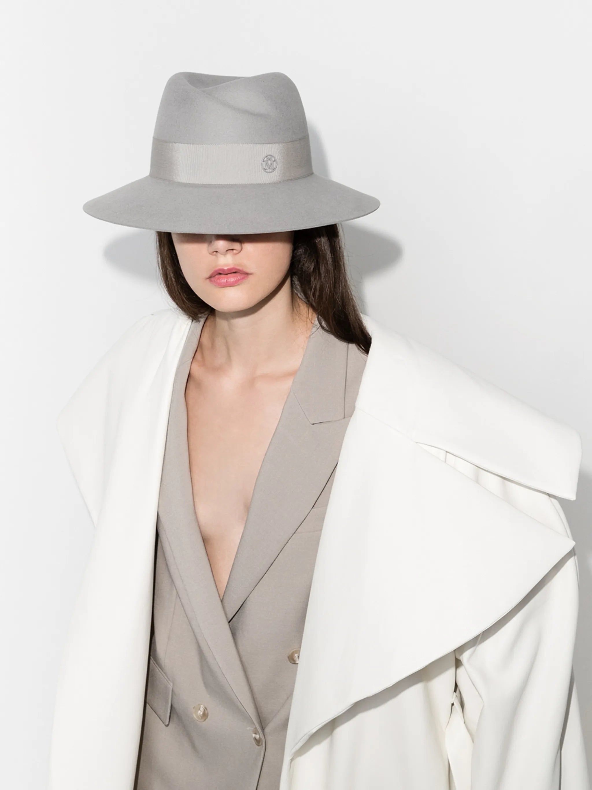 Virginie felt Fedora hat