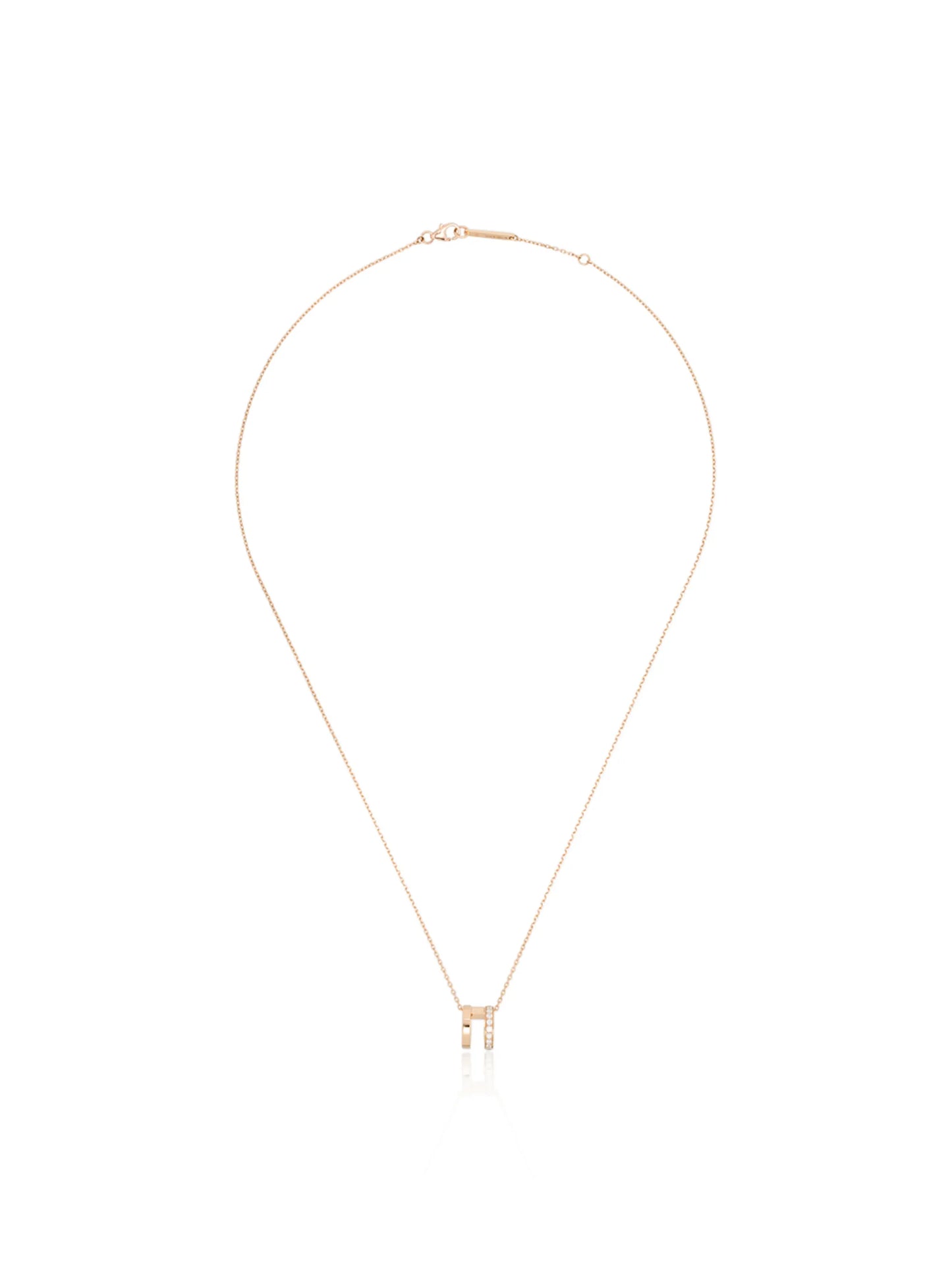 18kt rose gold Berbere diamond necklace