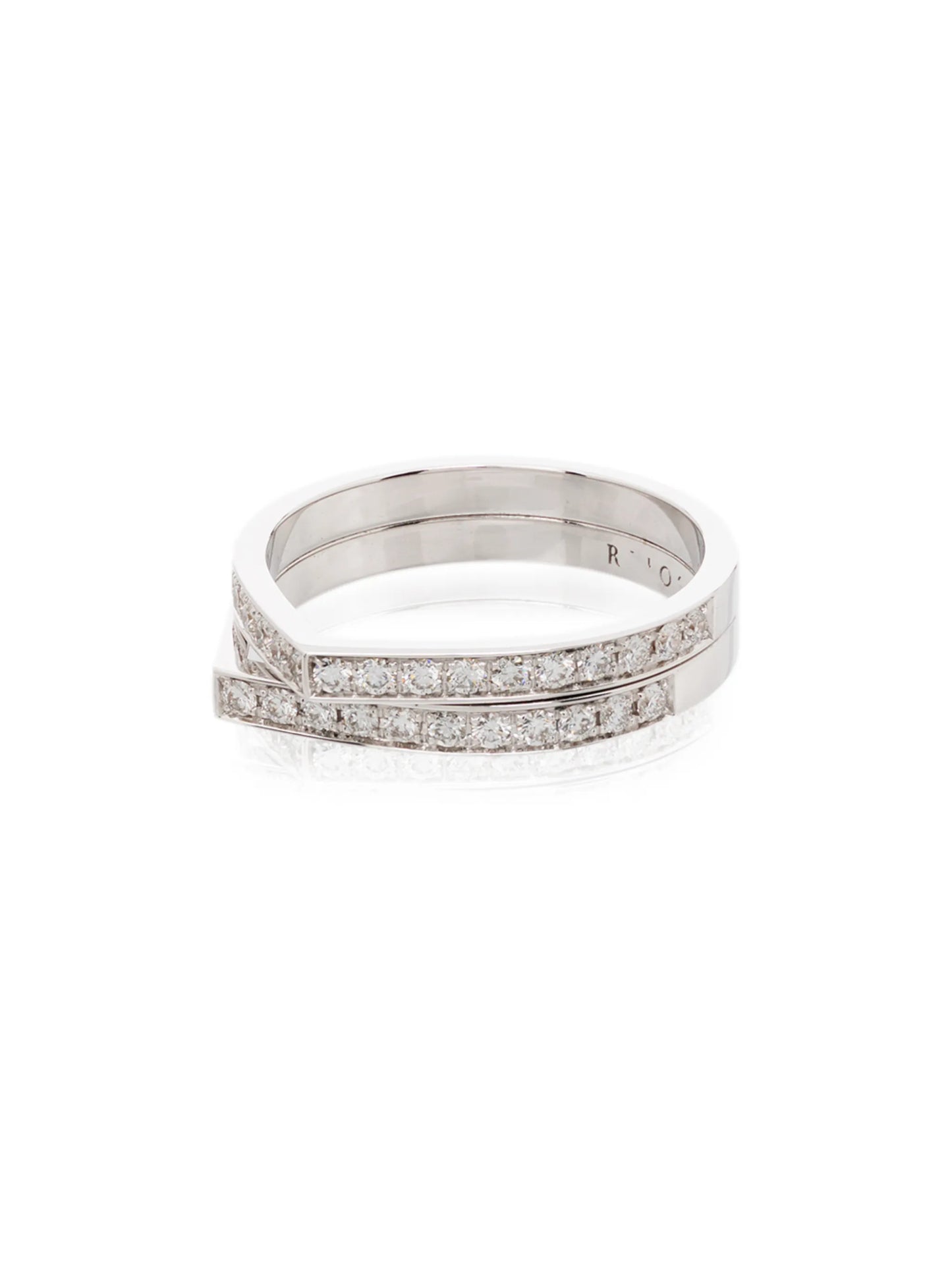 Antifer 18kt white gold diamond ring