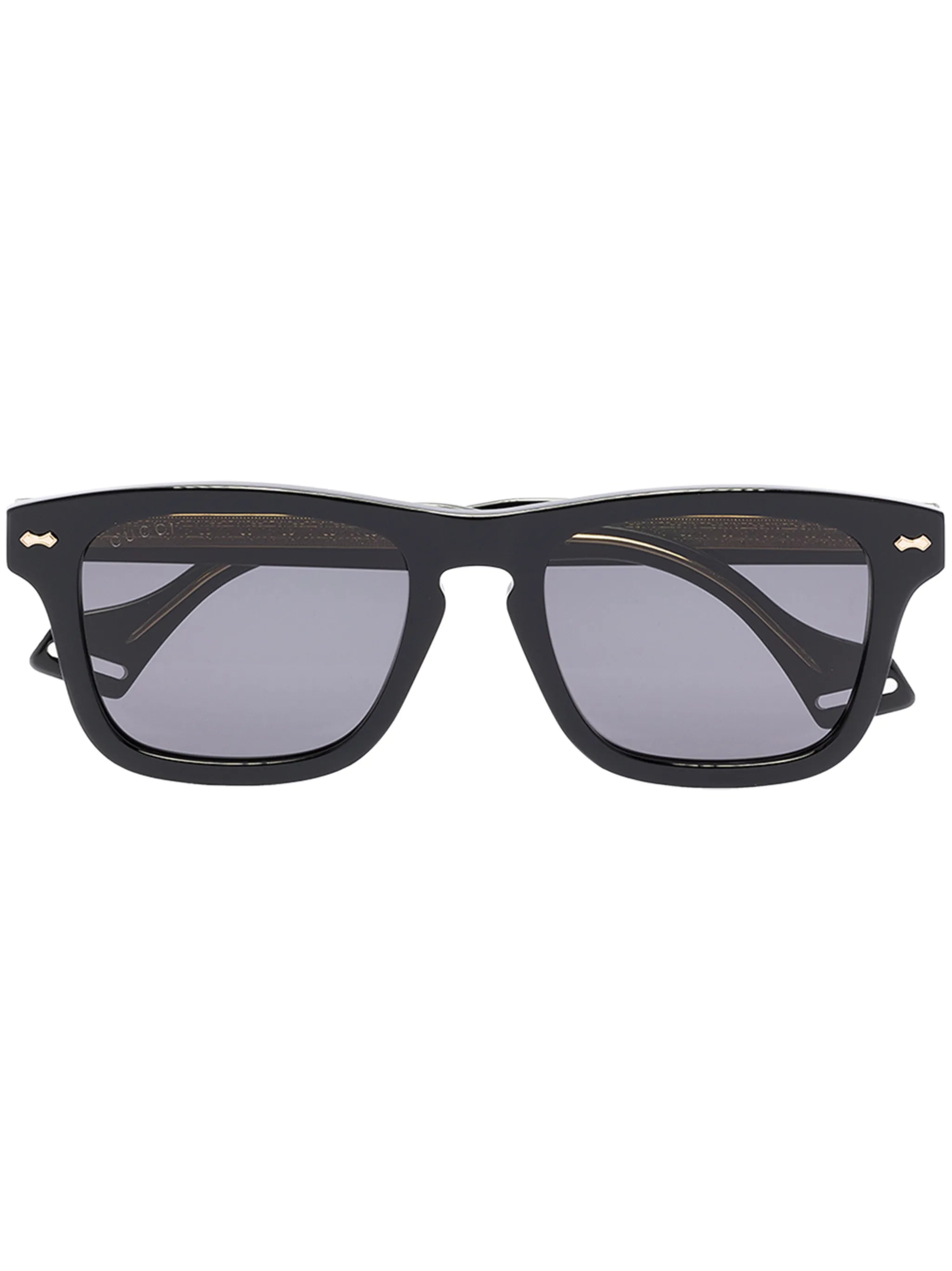 square-frame logo-embossed sunglasses