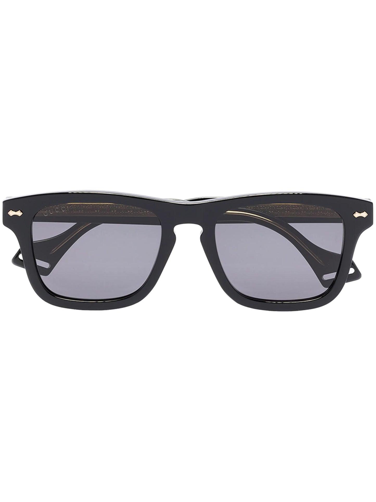square-frame logo-embossed sunglasses