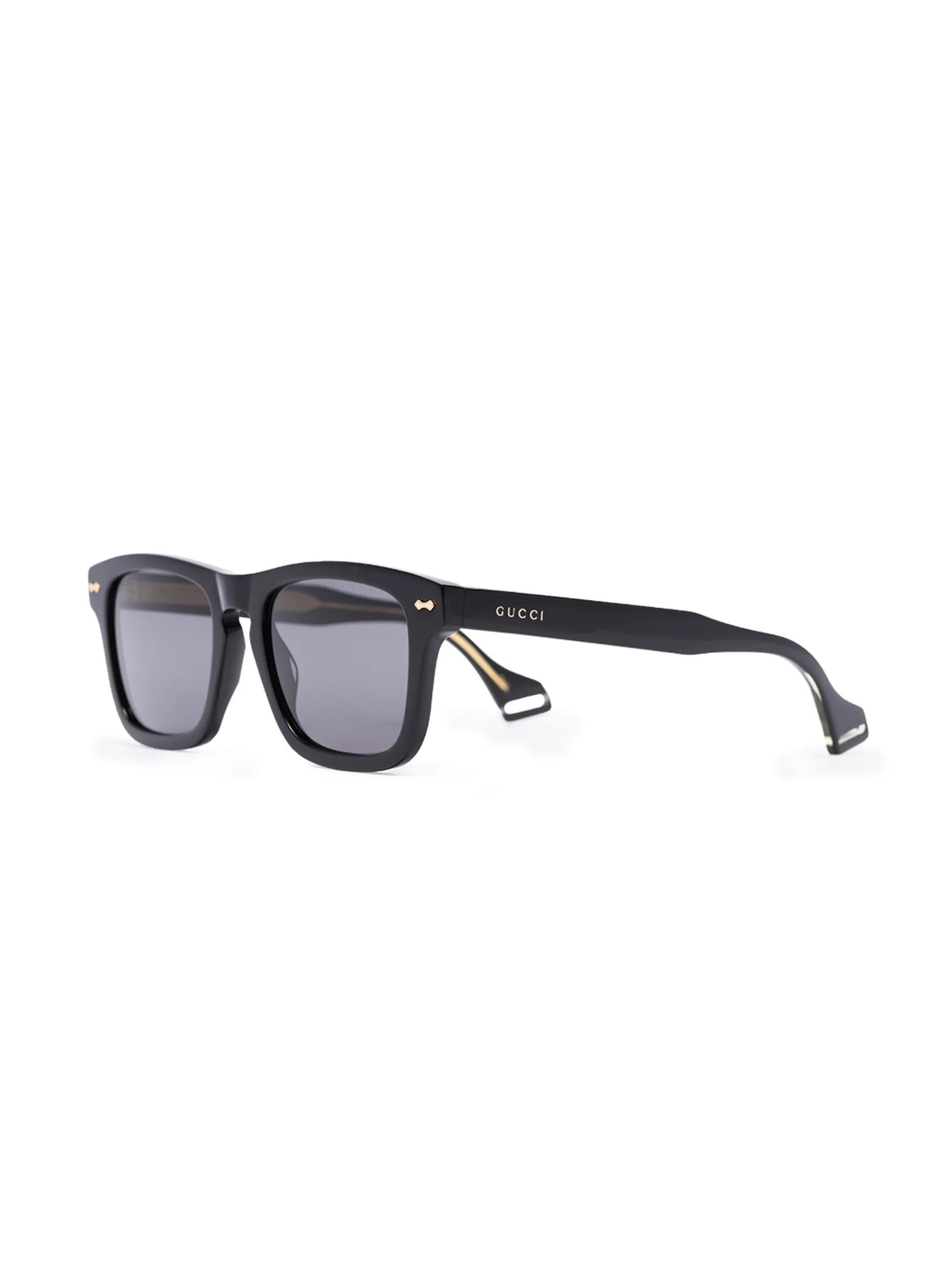 square-frame logo-embossed sunglasses