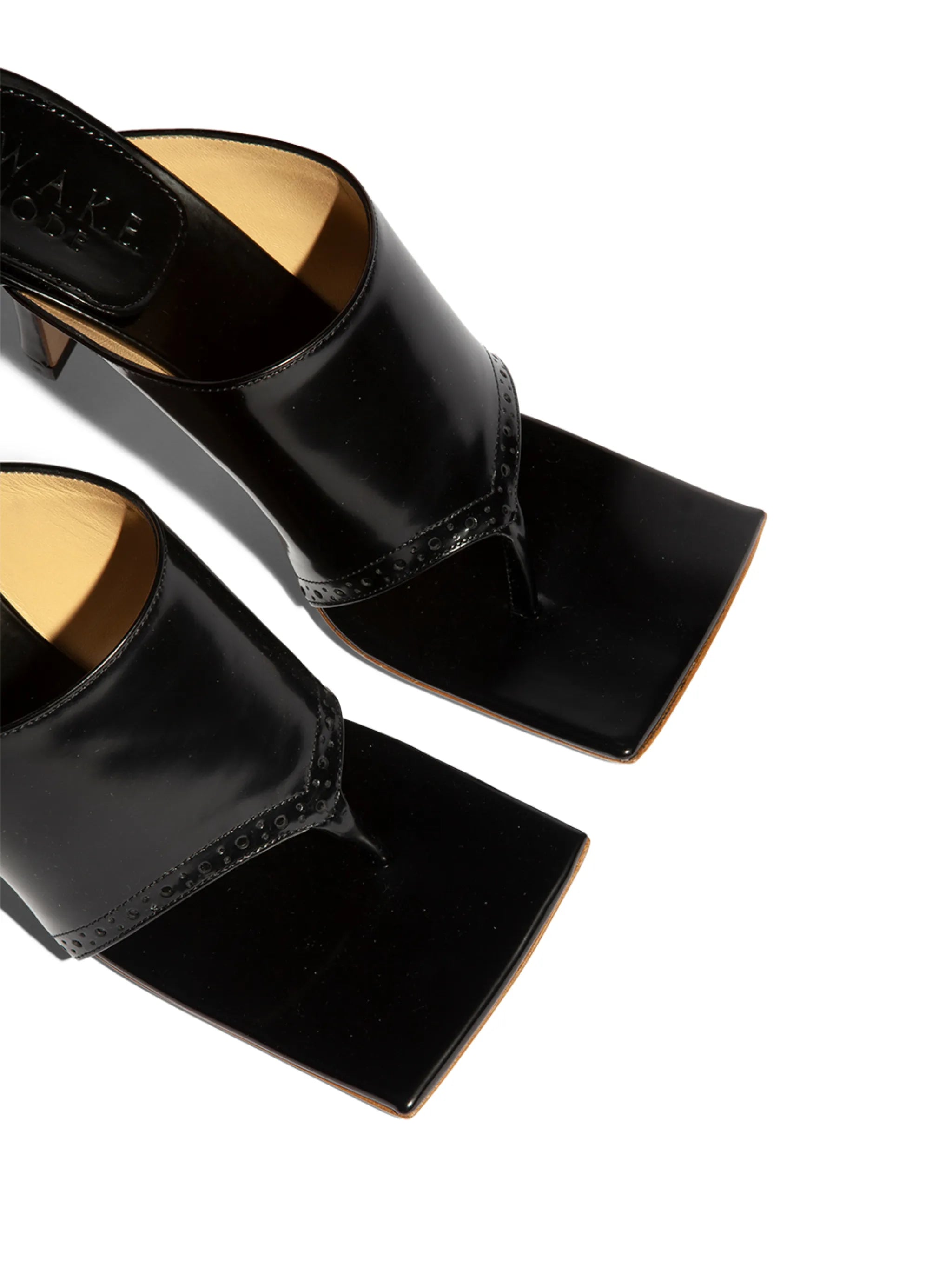Katie 75mm square-toe sandals