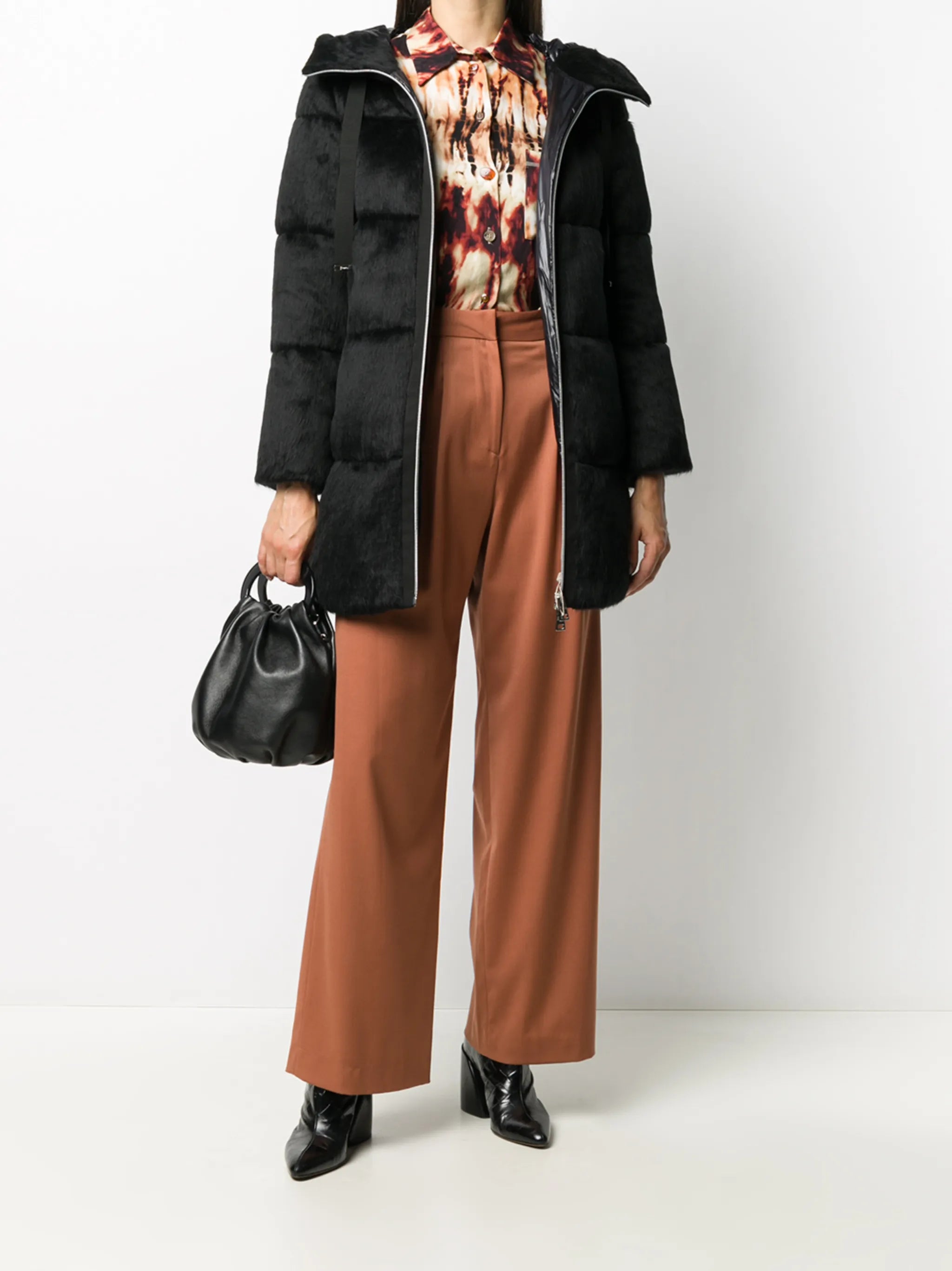 mid-length puffer jacket