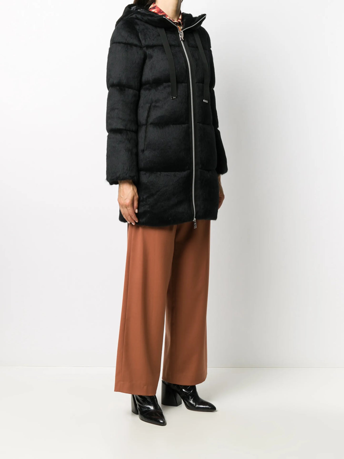 mid-length puffer jacket