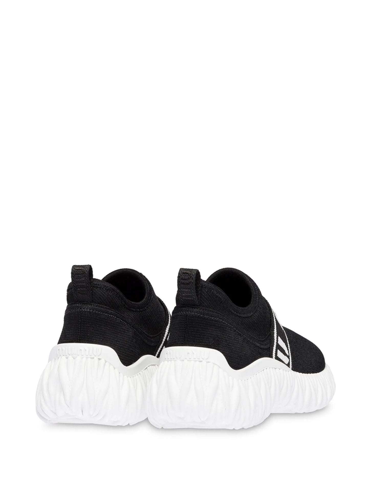 knit slip-on sneakers