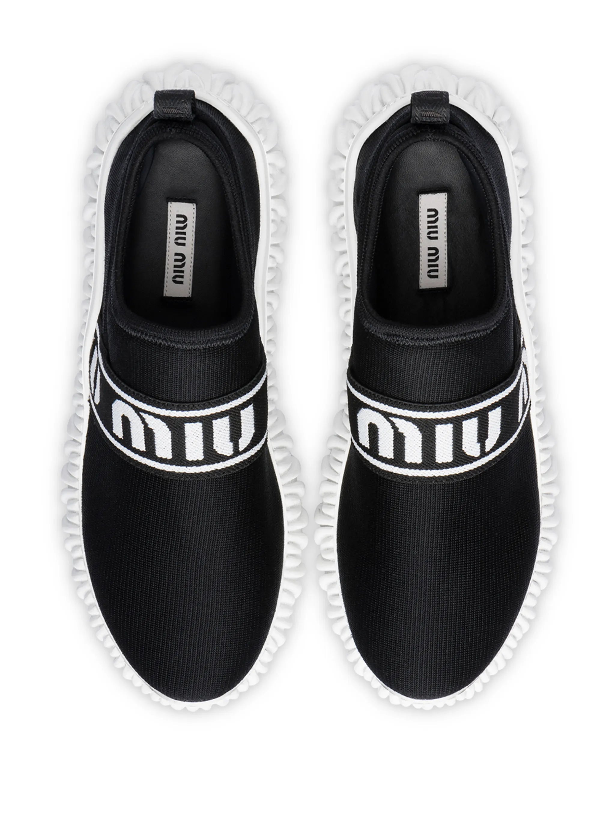 knit slip-on sneakers