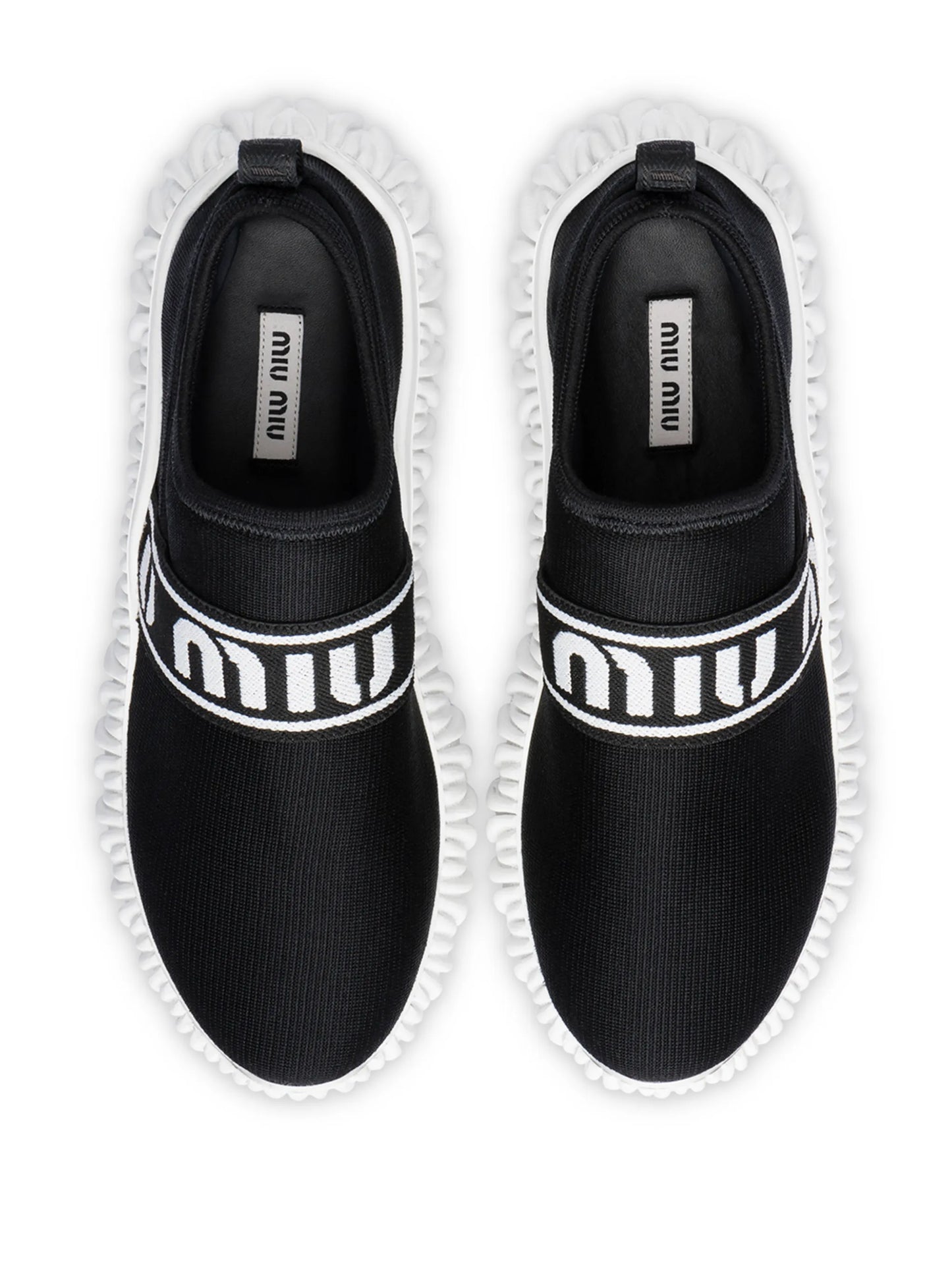 knit slip-on sneakers