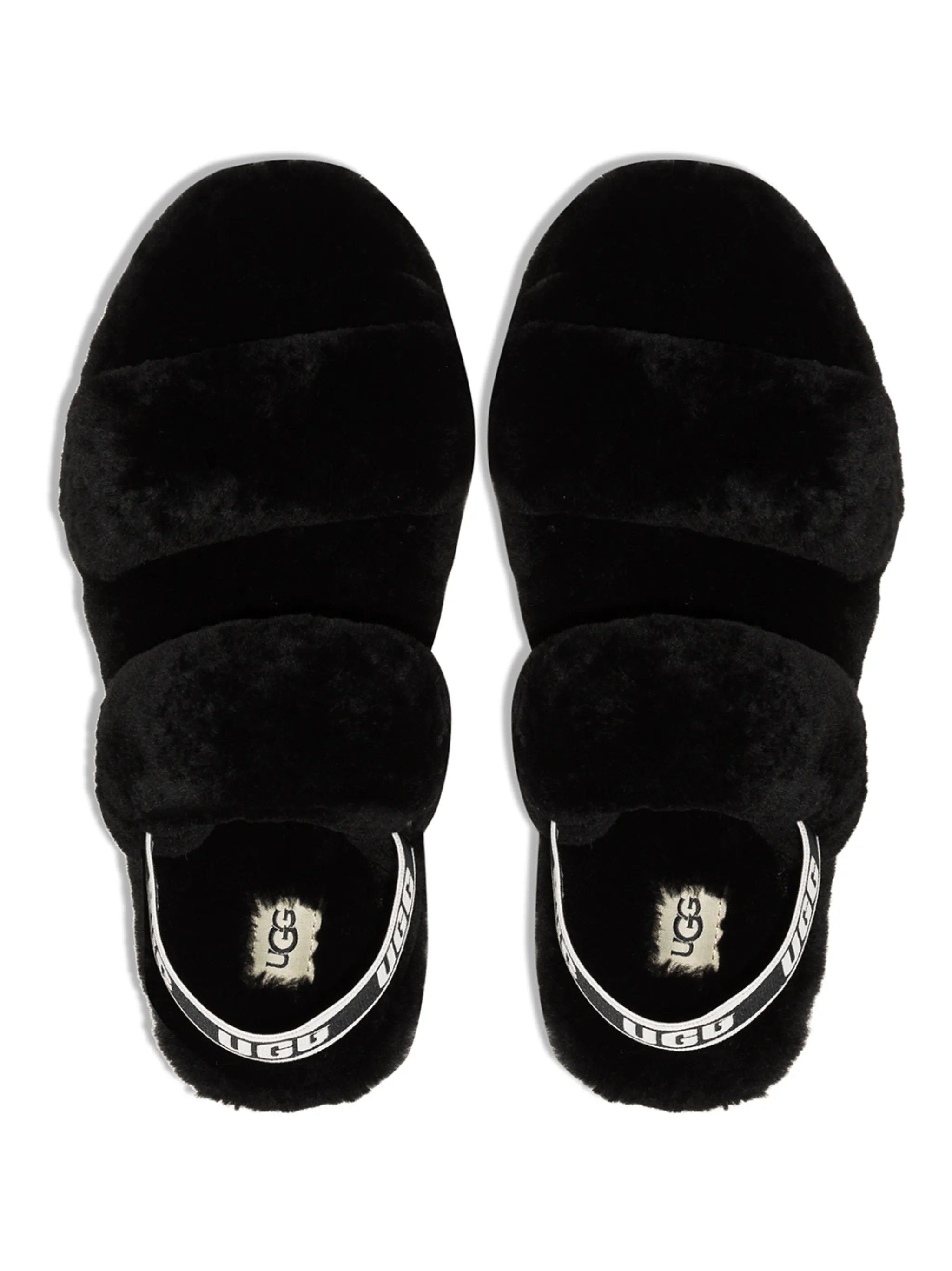 Oh Yeah shearling slides
