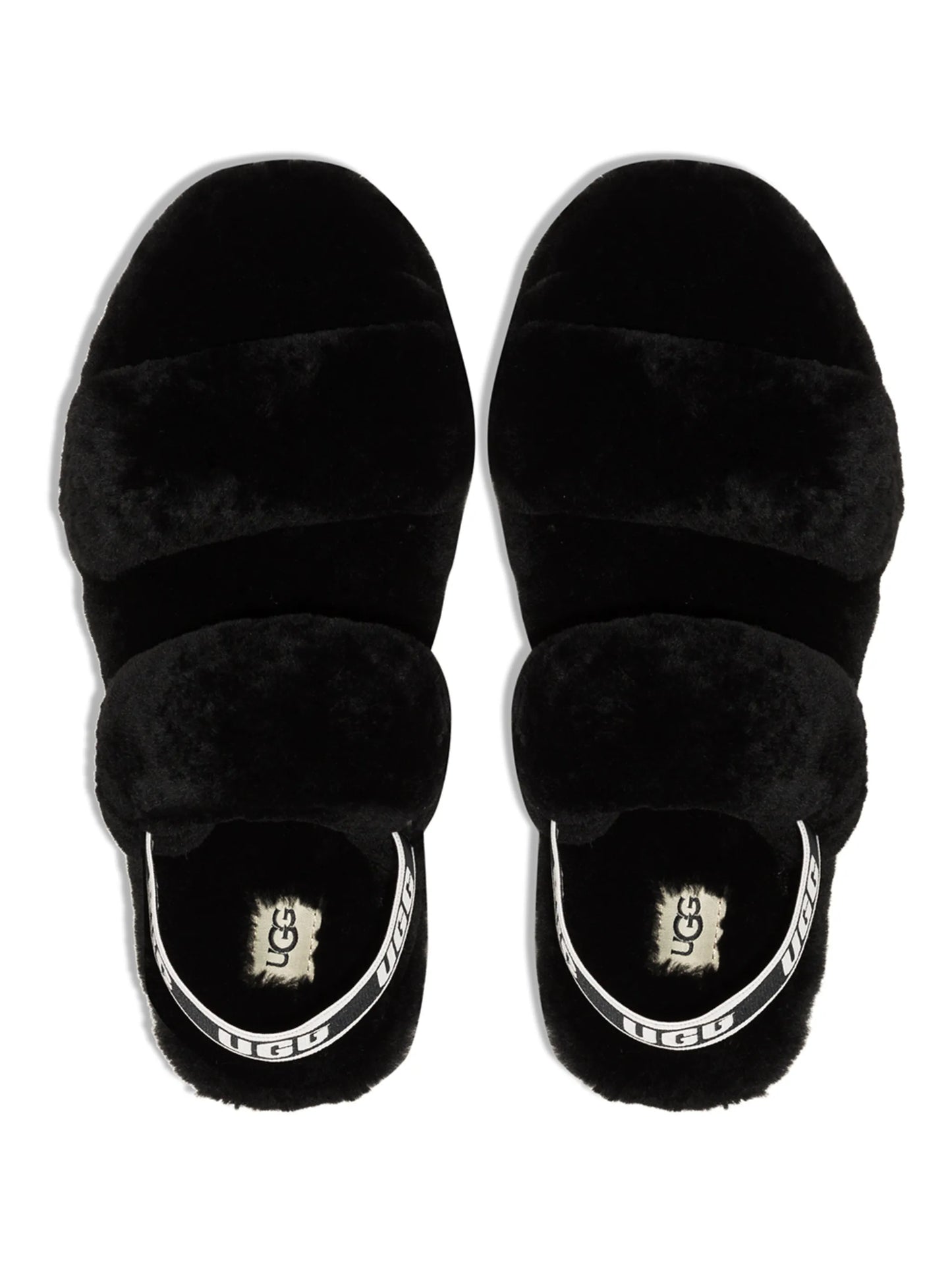 Oh Yeah shearling slides