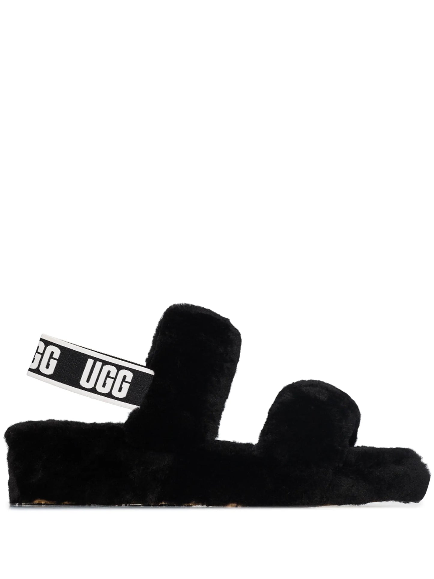 Oh Yeah shearling slides