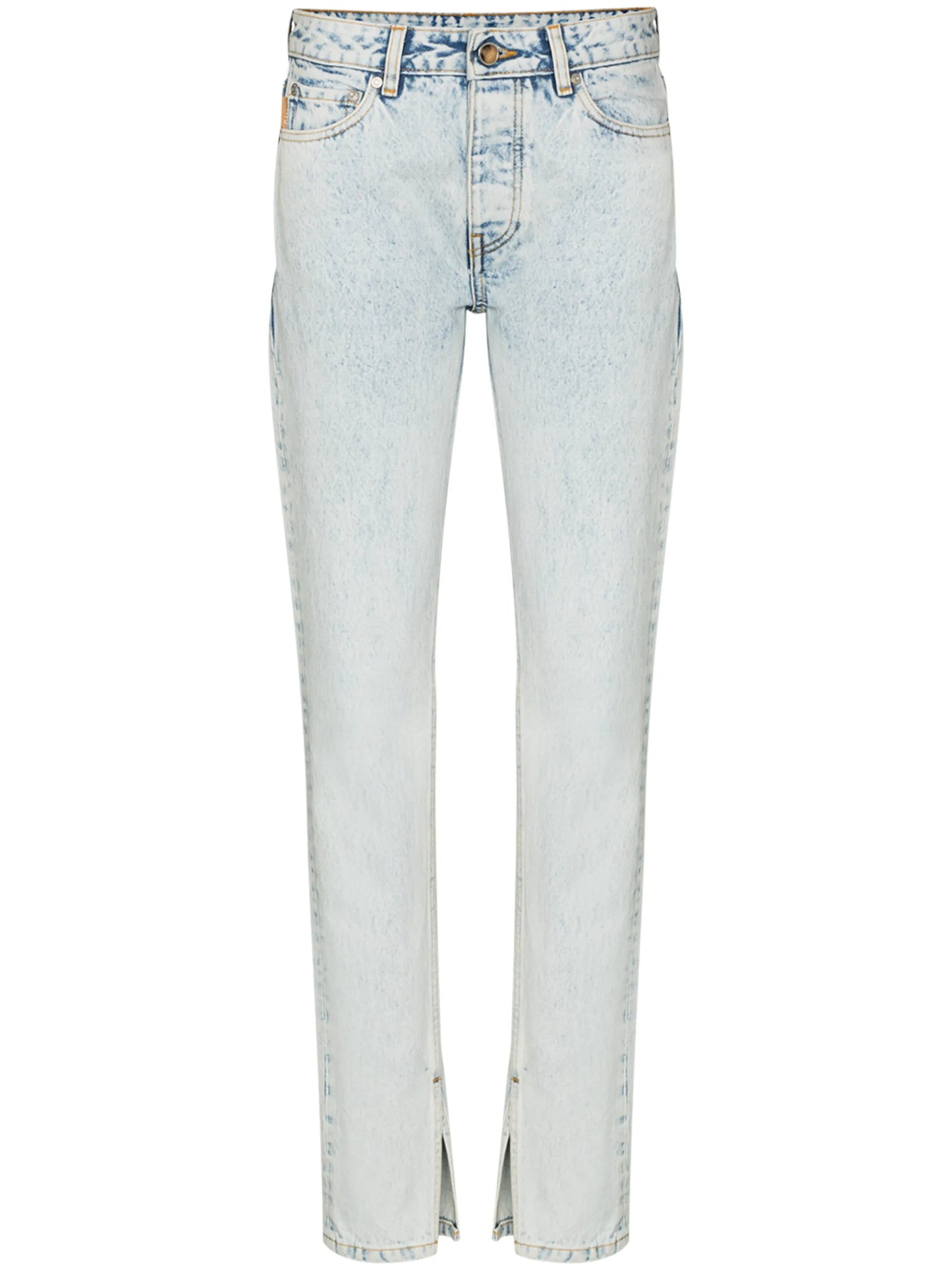 mid-rise slim-fit jeans