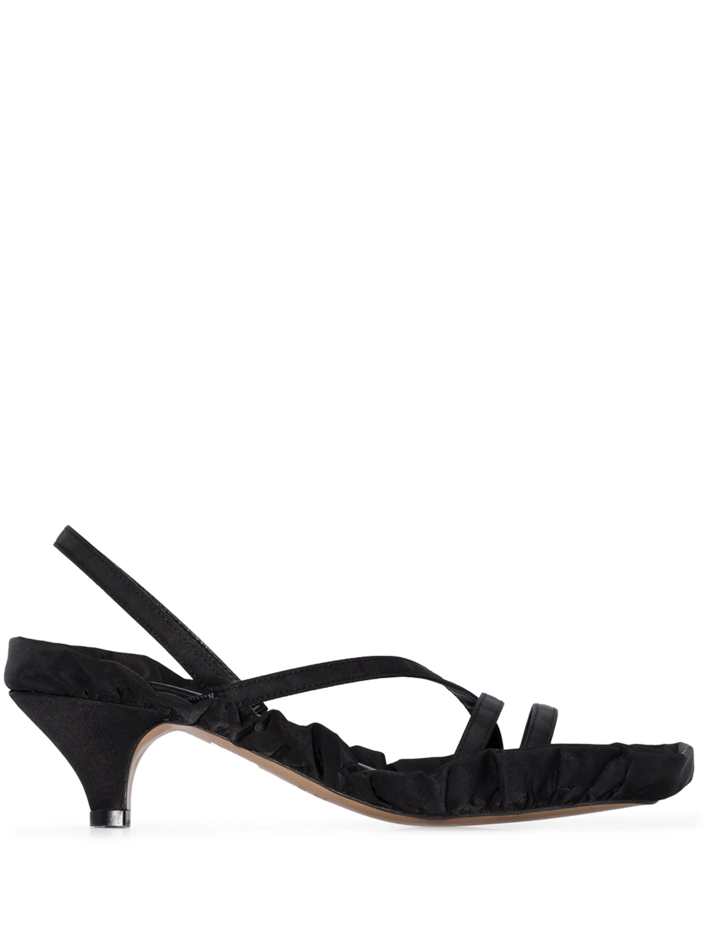 50mm ruffle-detailing sandals
