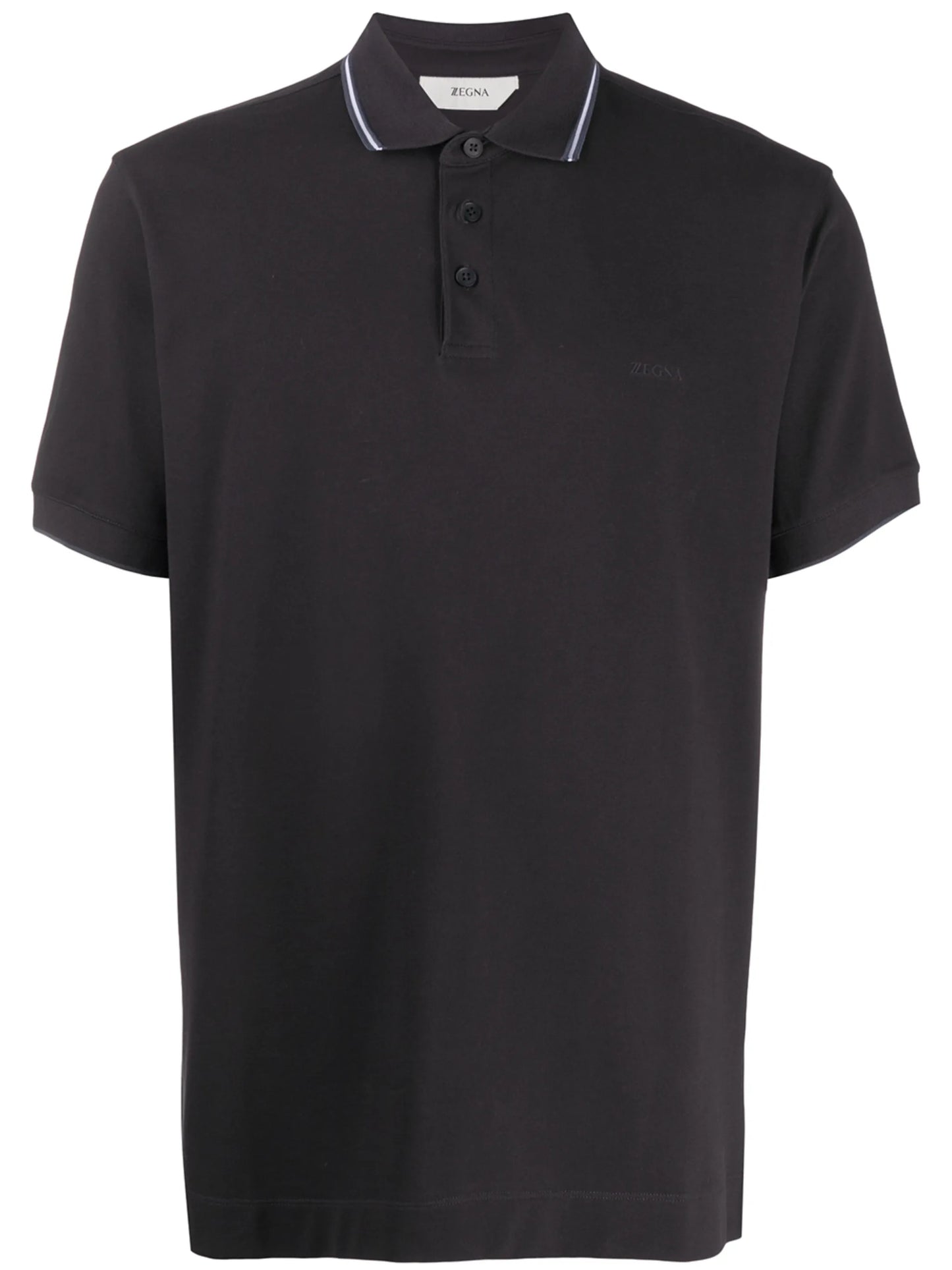 stripe detail polo shirt