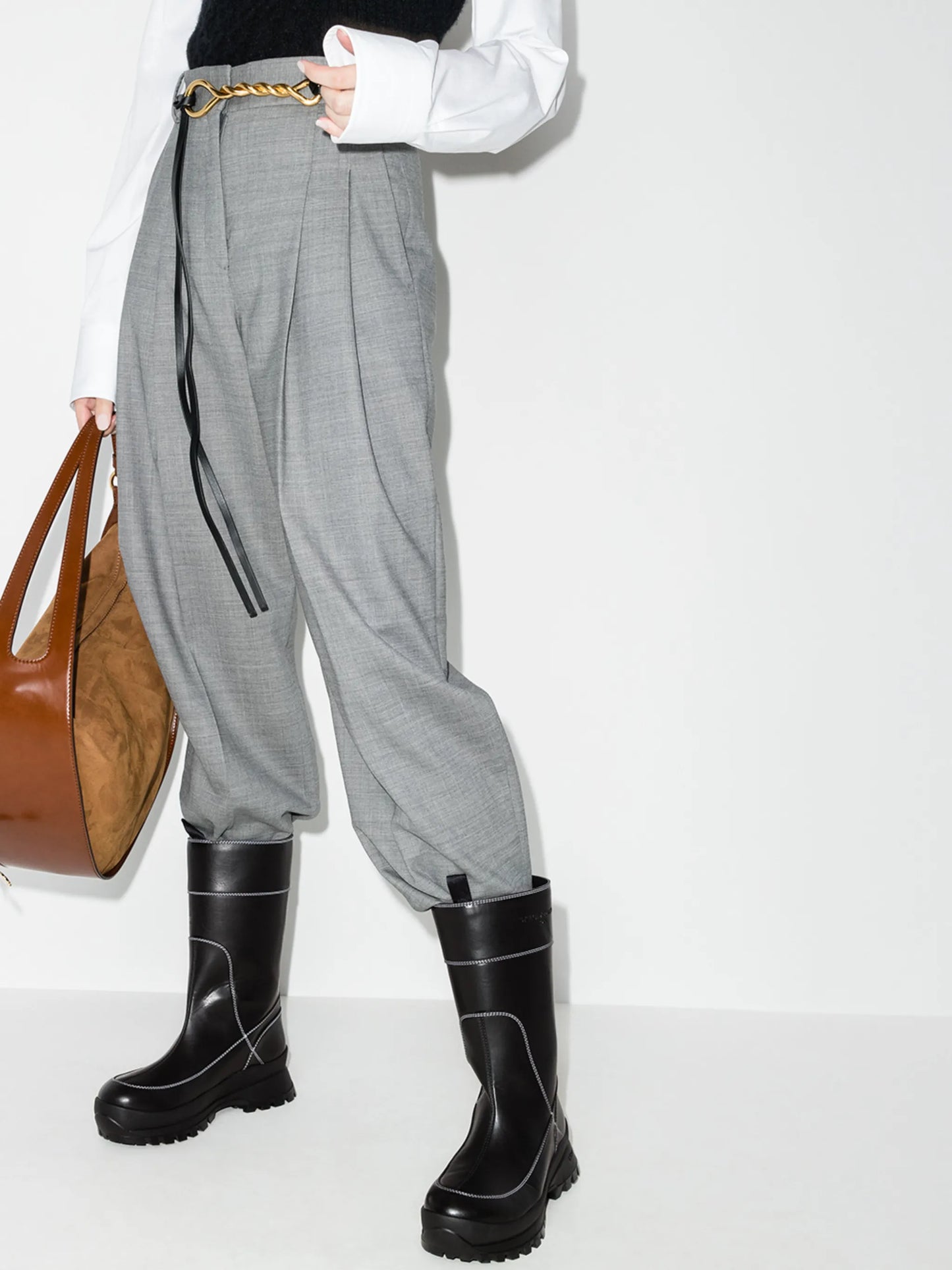 Trace vegan-leather boots