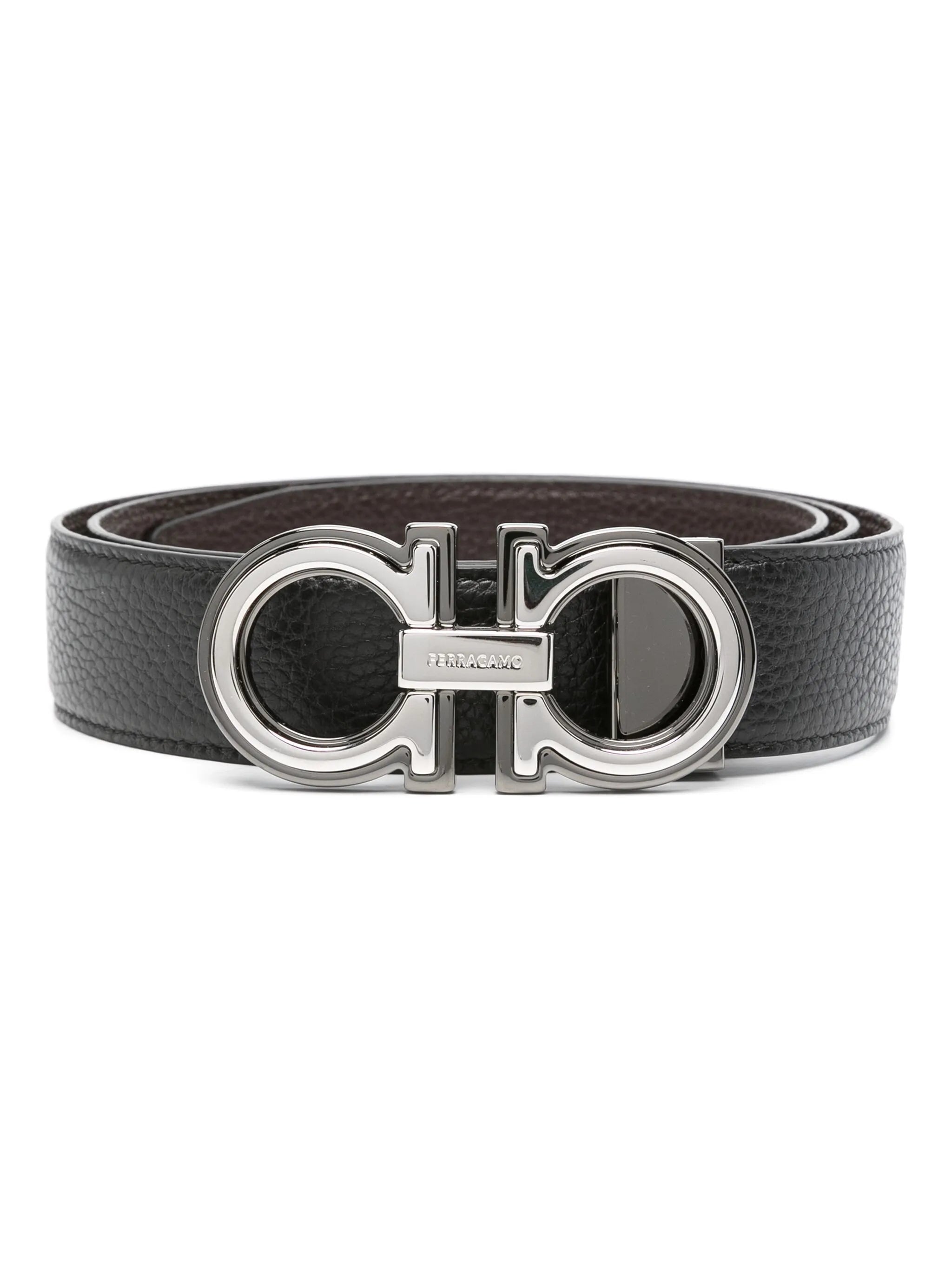 reversible Gancio buckle belt