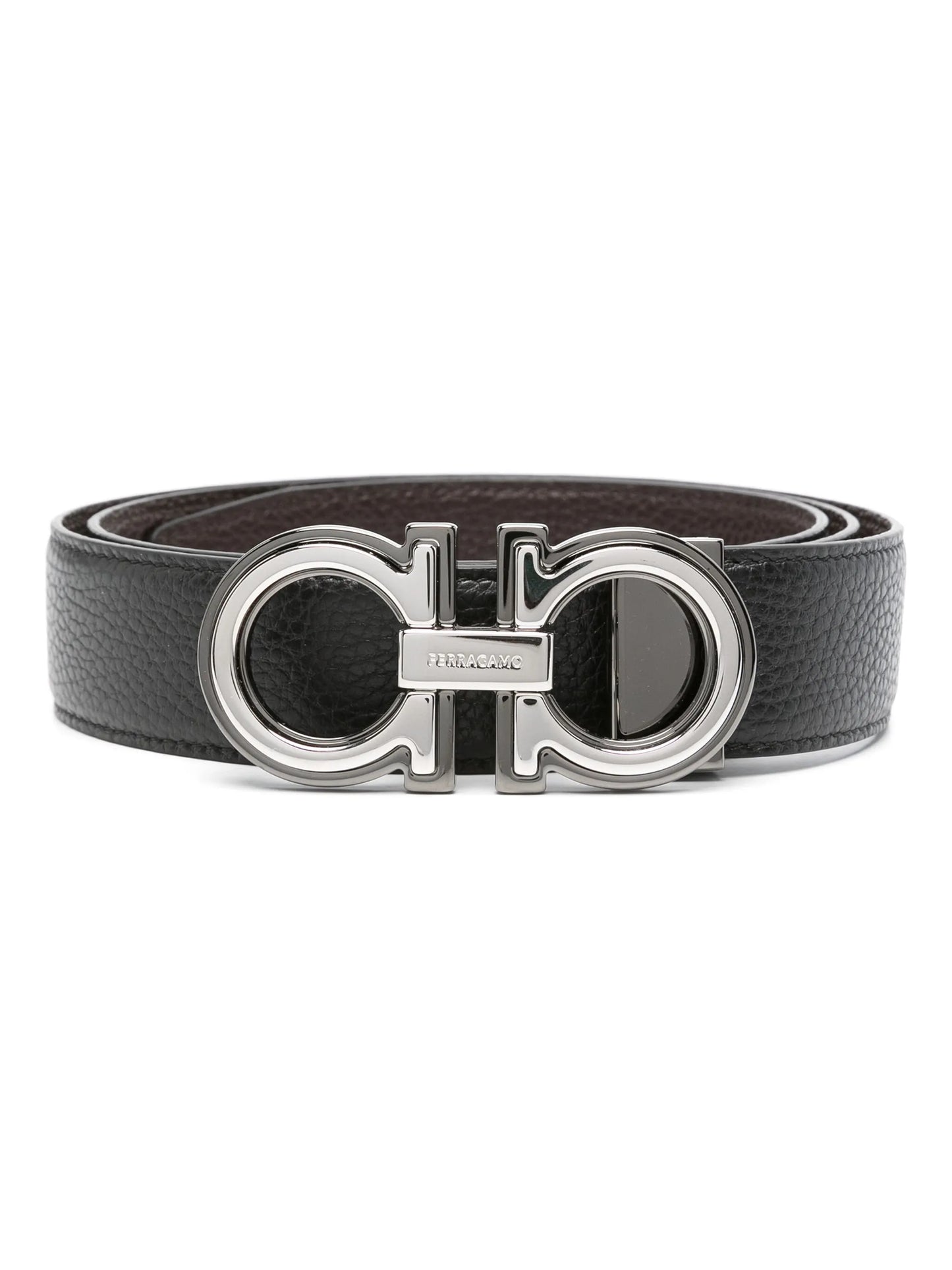 reversible Gancio buckle belt