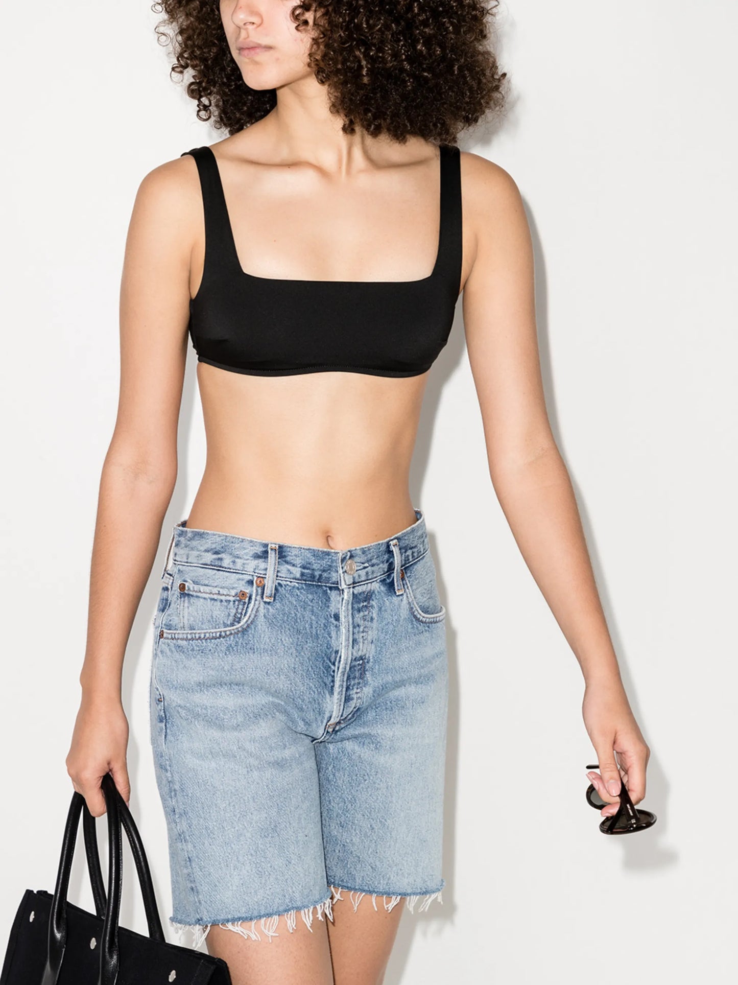 Aria square-neck bikini top