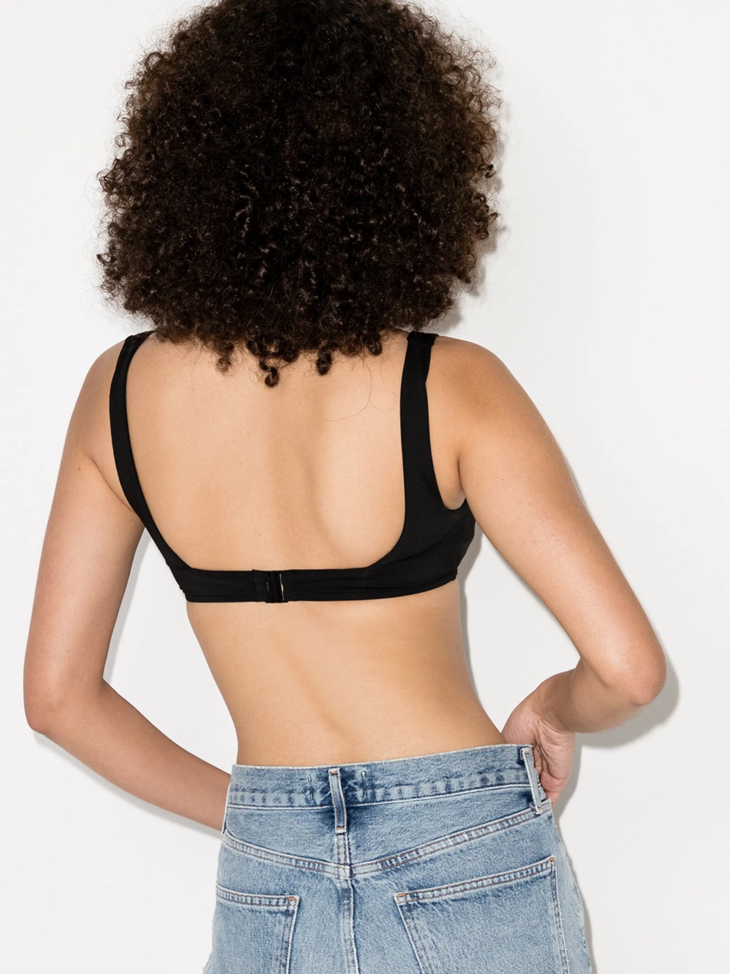 Aria square-neck bikini top