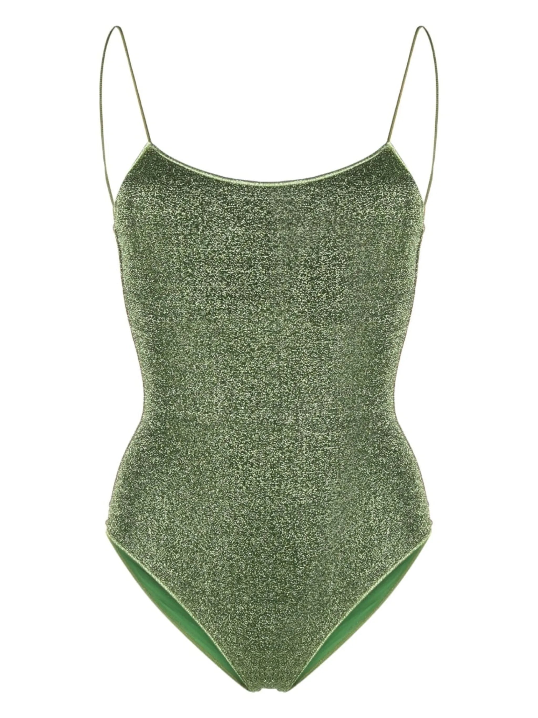 metallic effect swimsuit