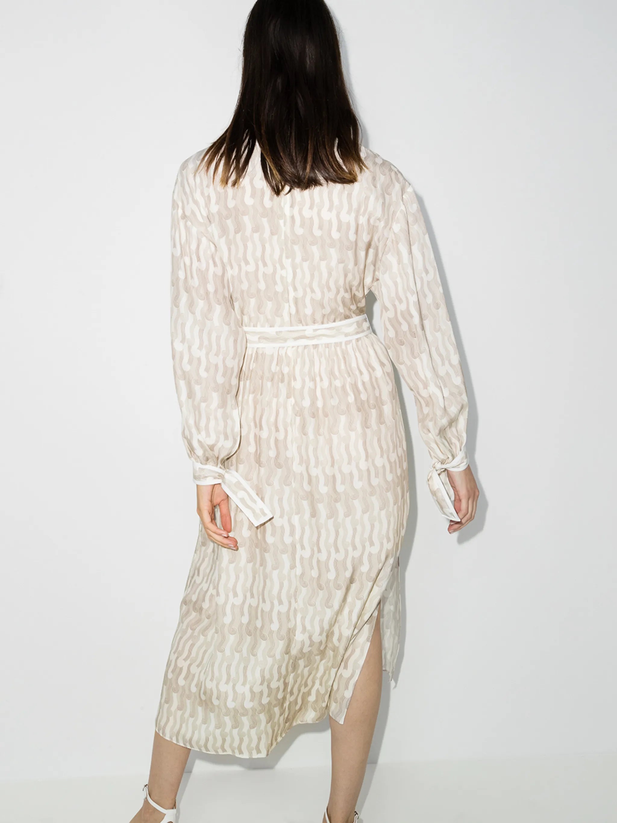 Taylor asymmetric silk dress