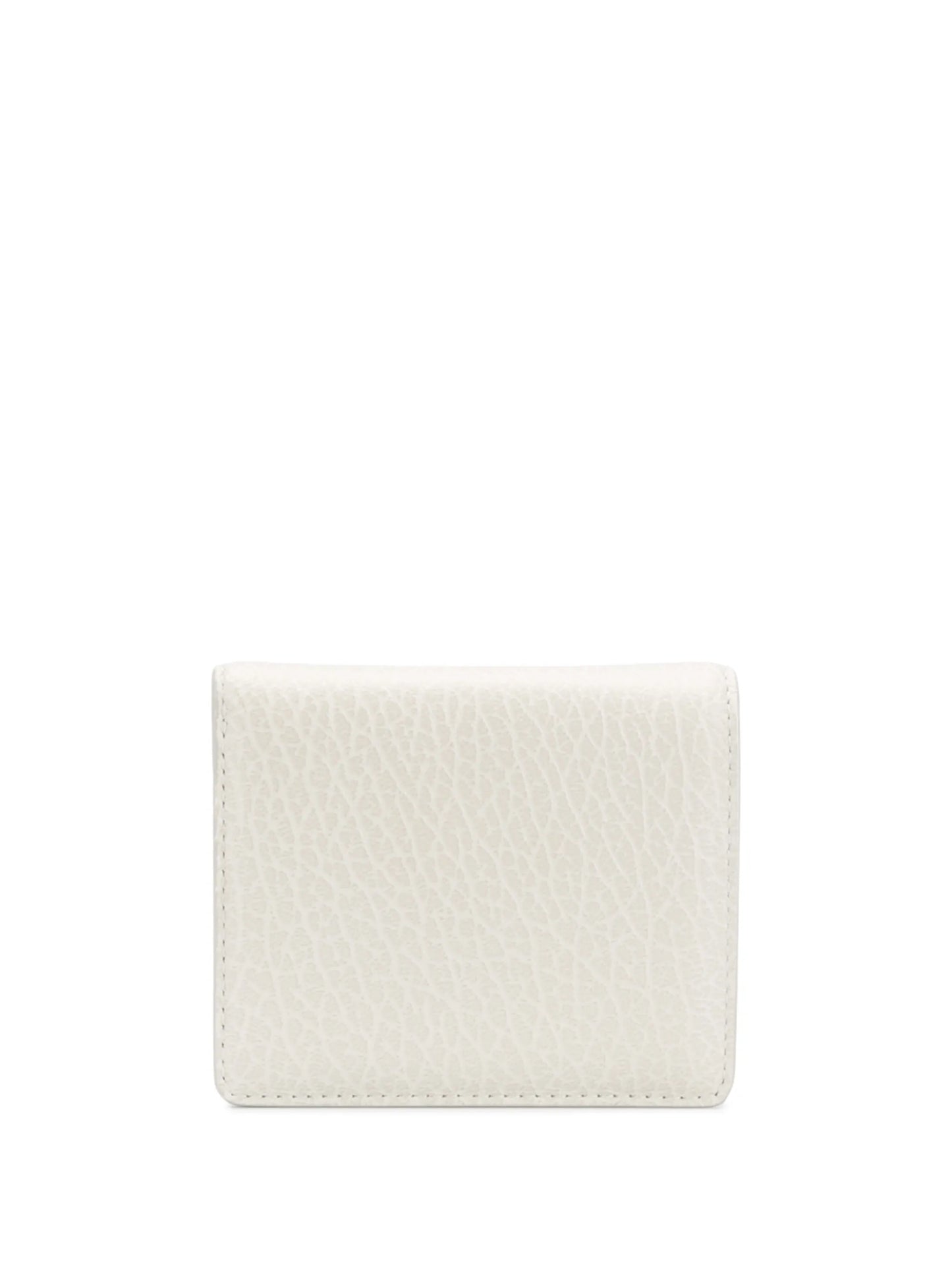 four-stitch leather bi-fold wallet