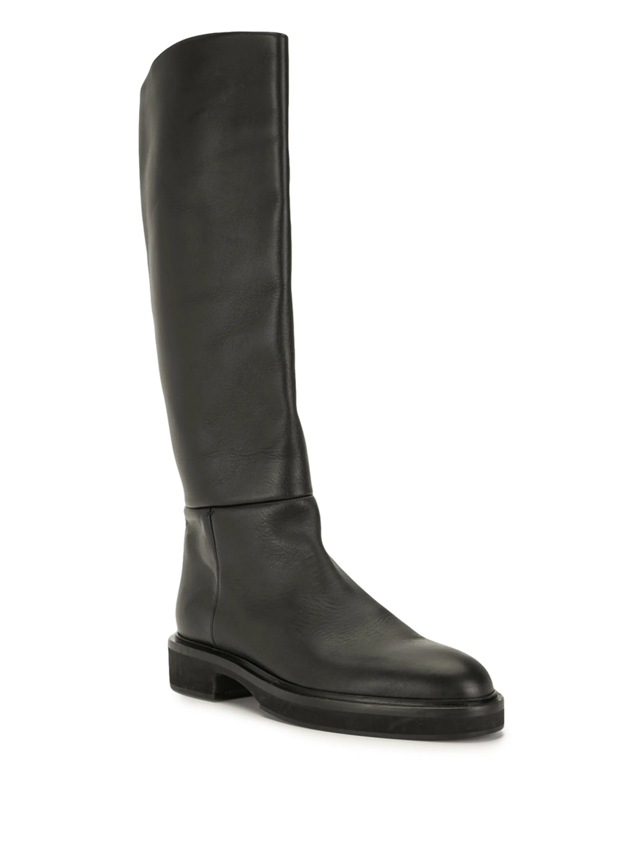 Derby calf-length boots