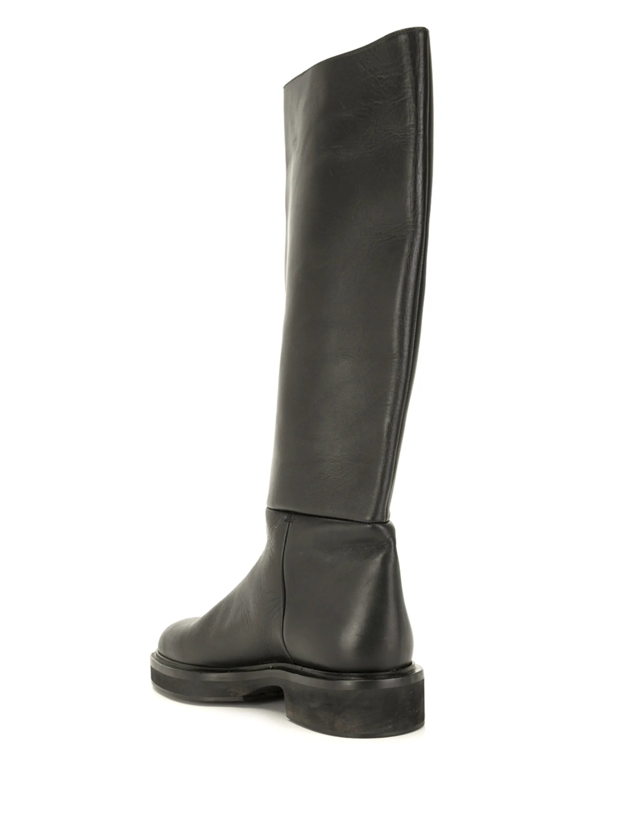 Derby calf-length boots