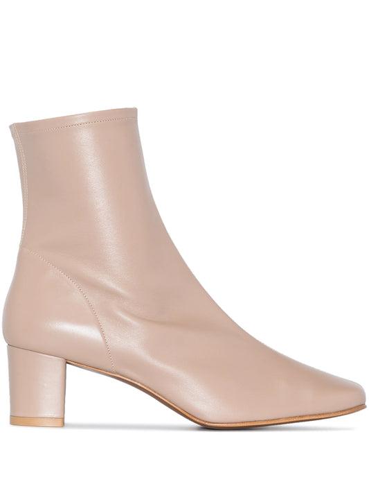 leather 60mm ankle boots