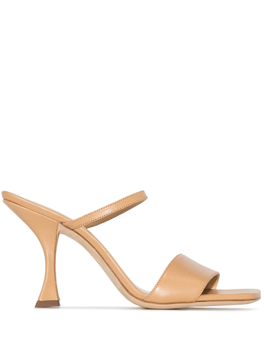 Nayla 85mm leather sandals