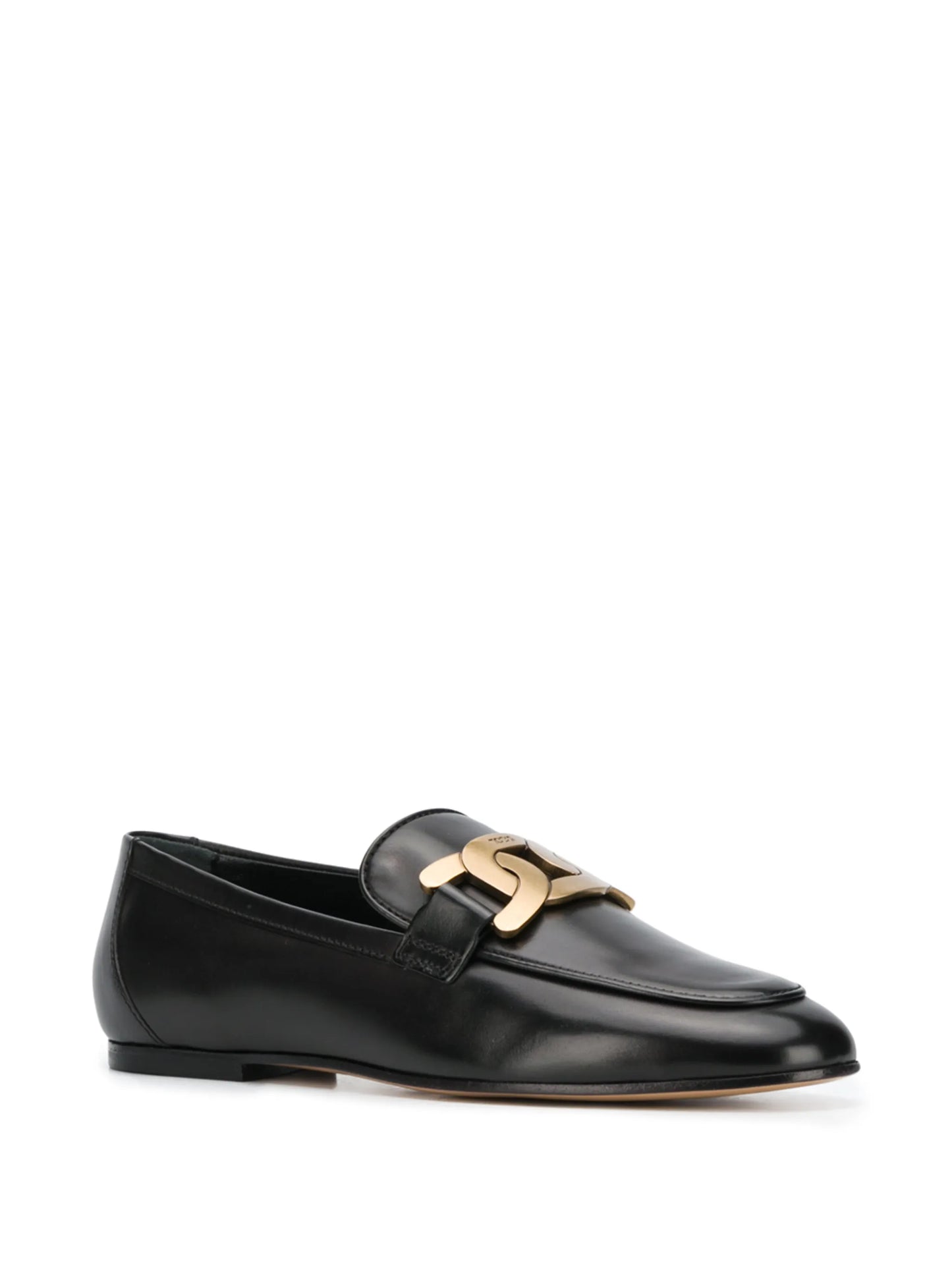 chain-strap loafers