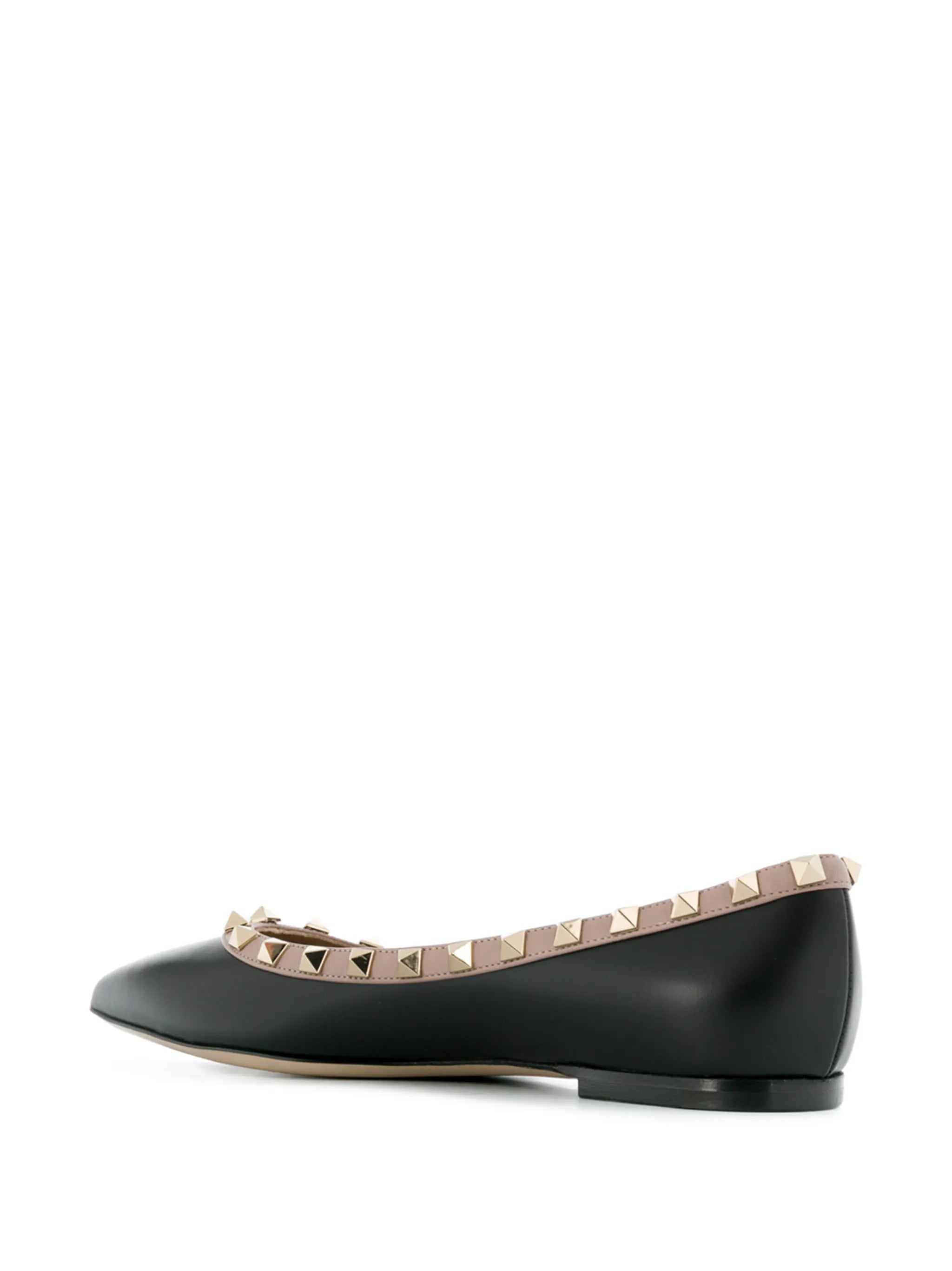 Rockstud-embellished ballerina shoes