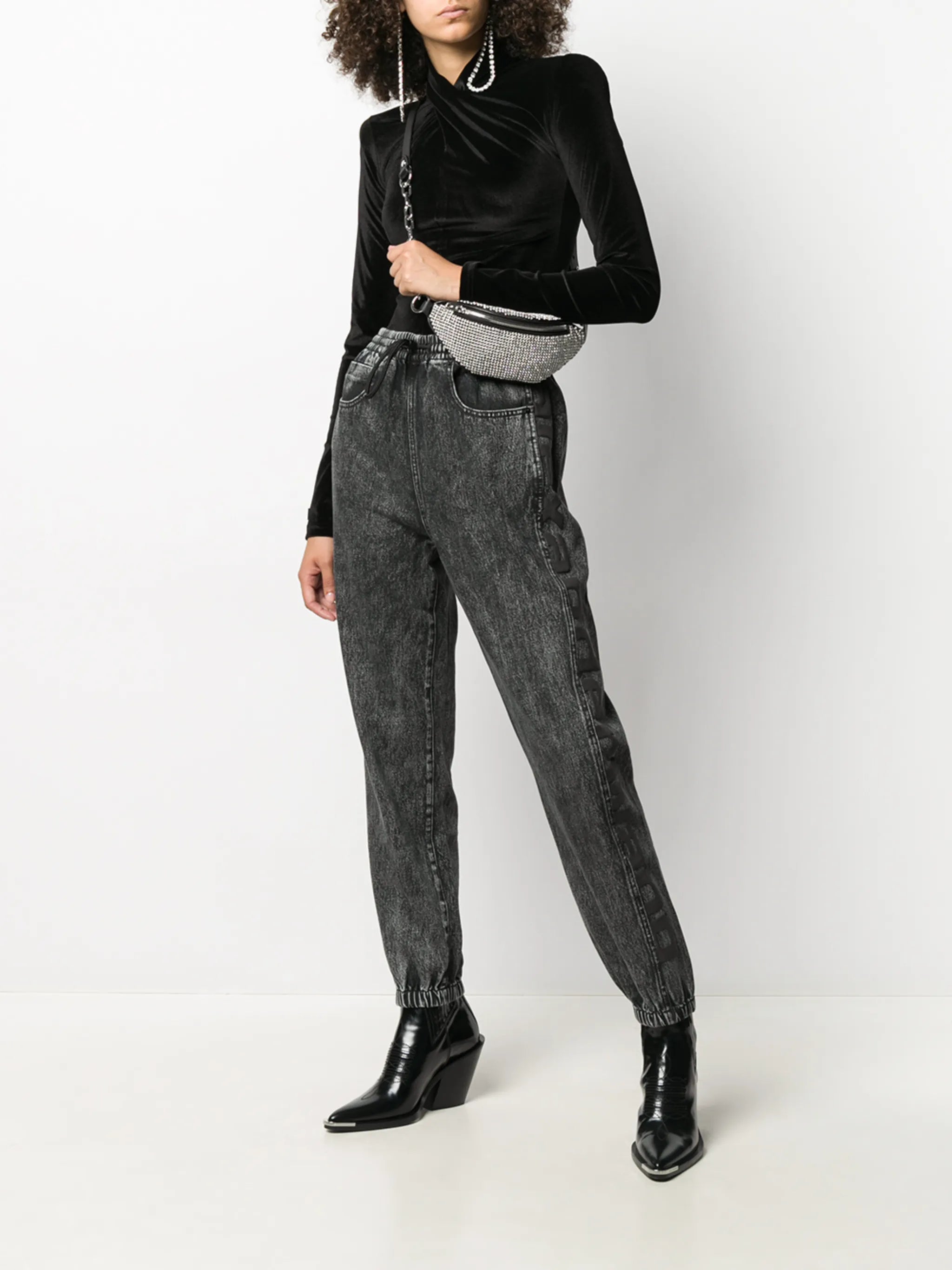 Attica rhinestone belt bag