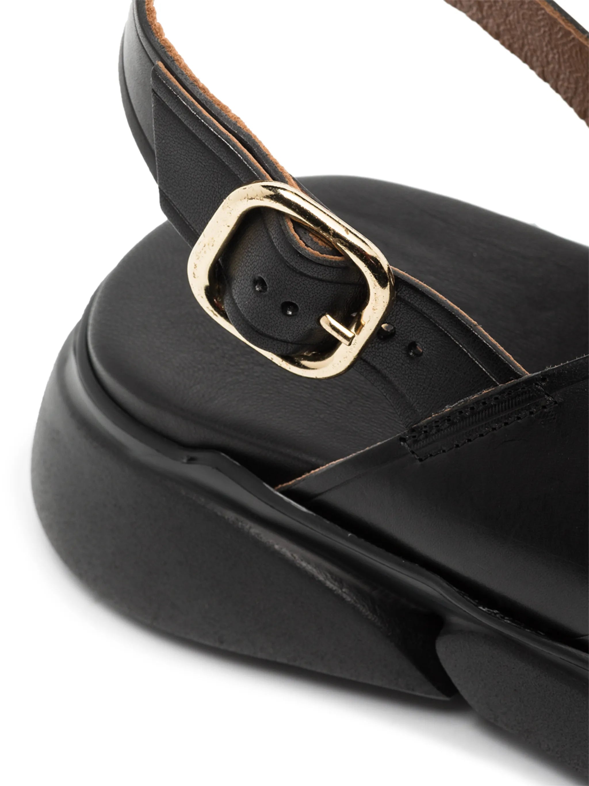 Barisci flatform leather sandals