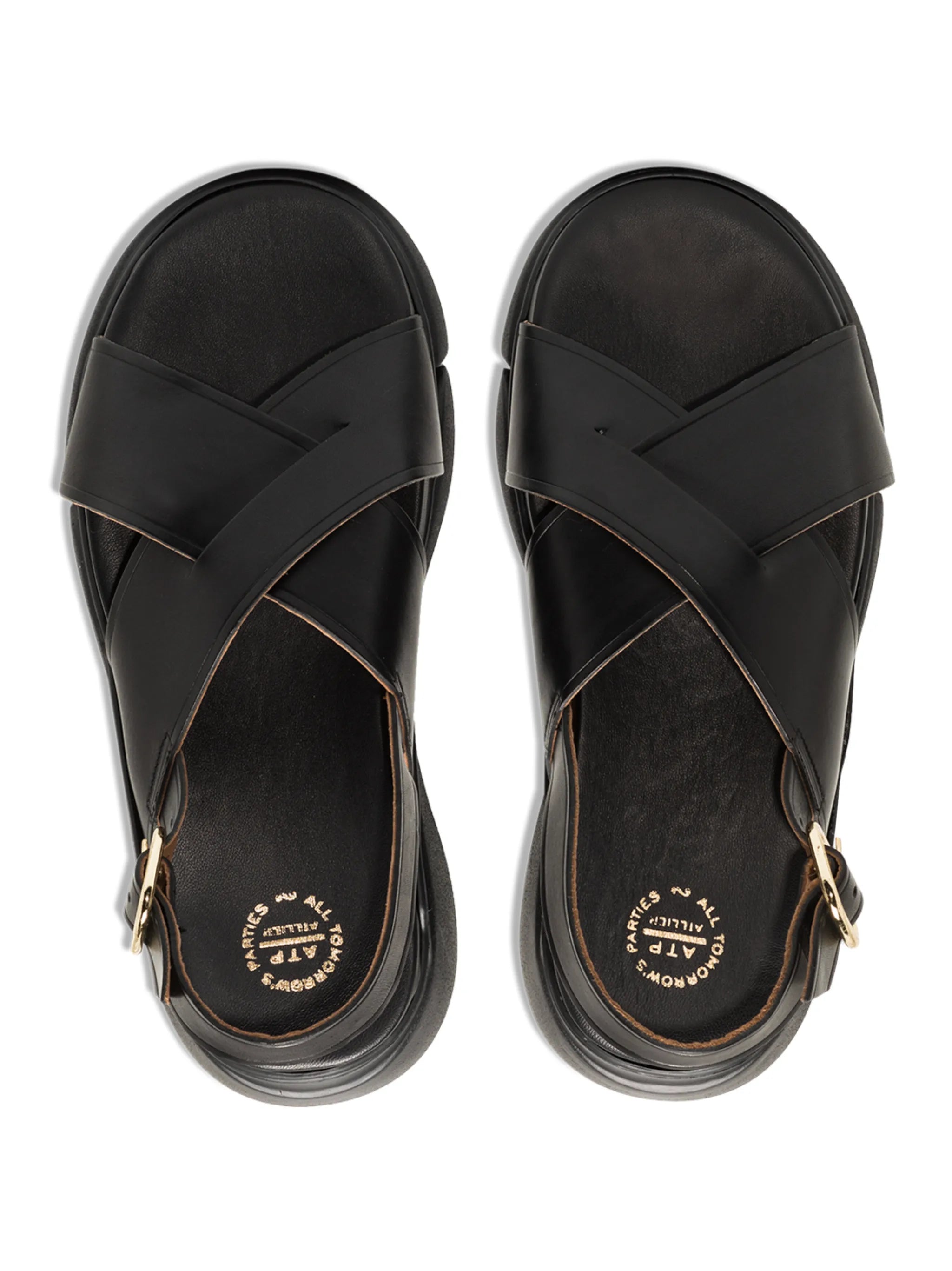 Barisci flatform leather sandals