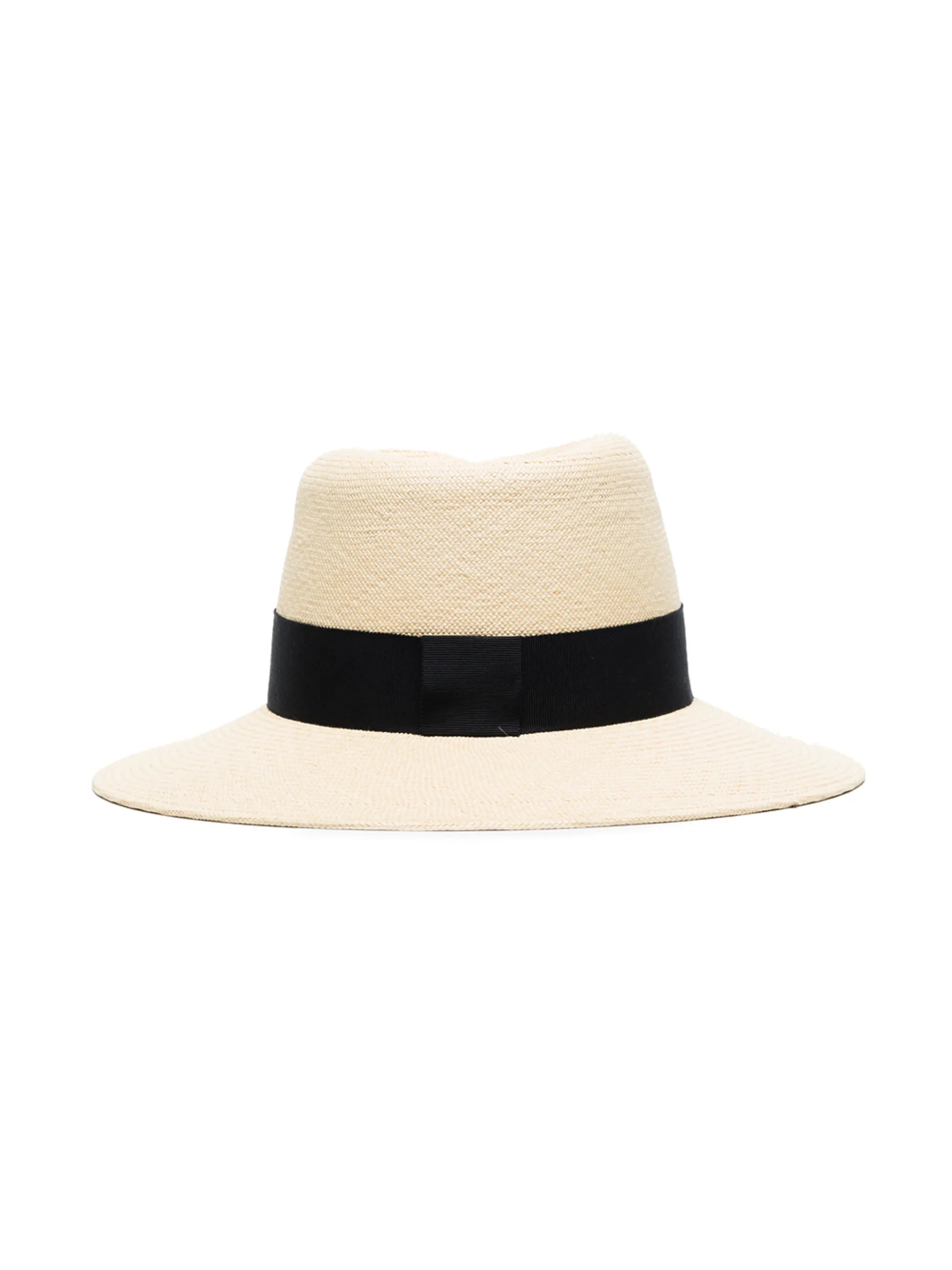 Virginie straw fedora hat
